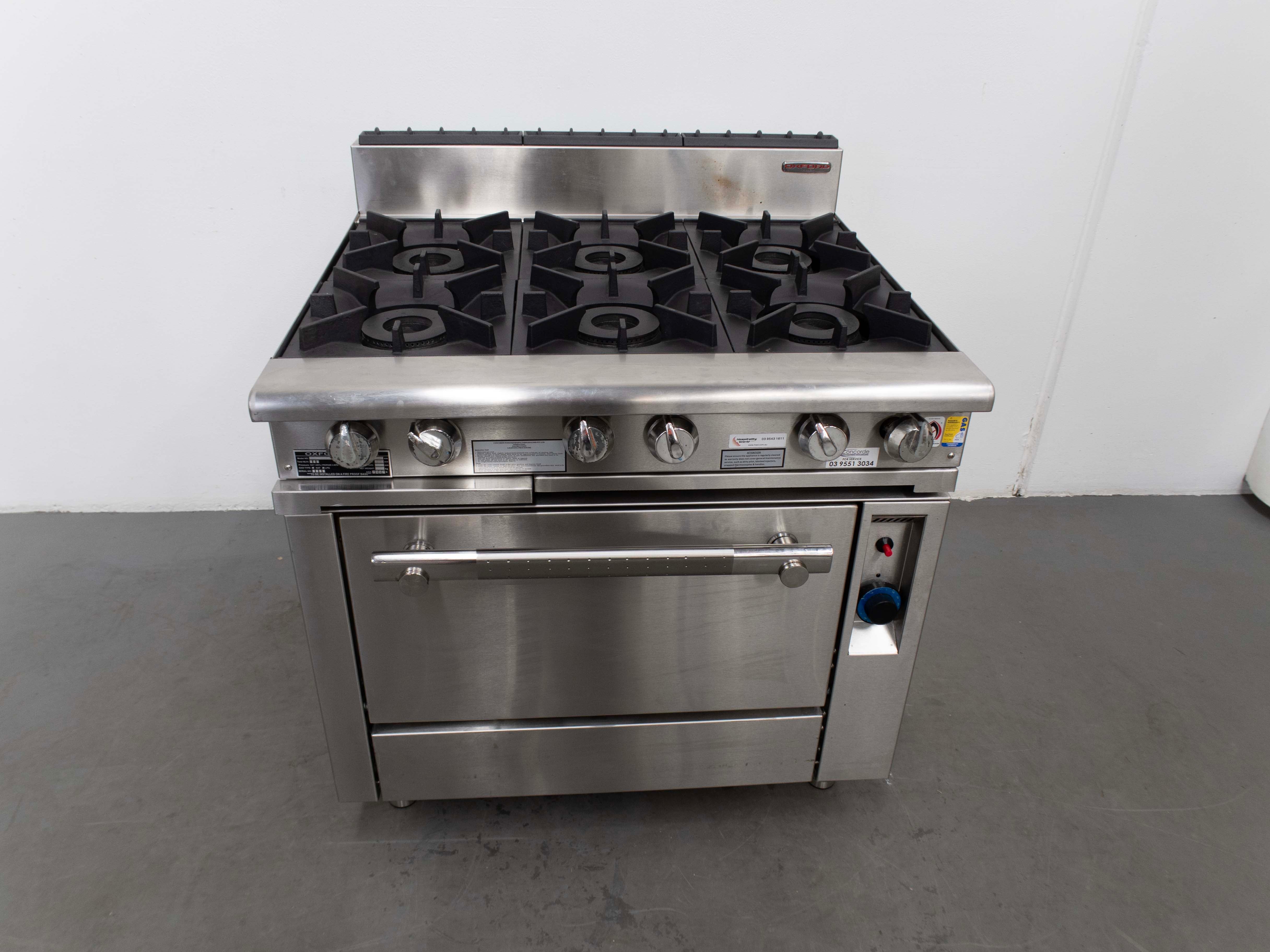 Oxford 6BBT-OV 6 Burner Range Oven - 831465