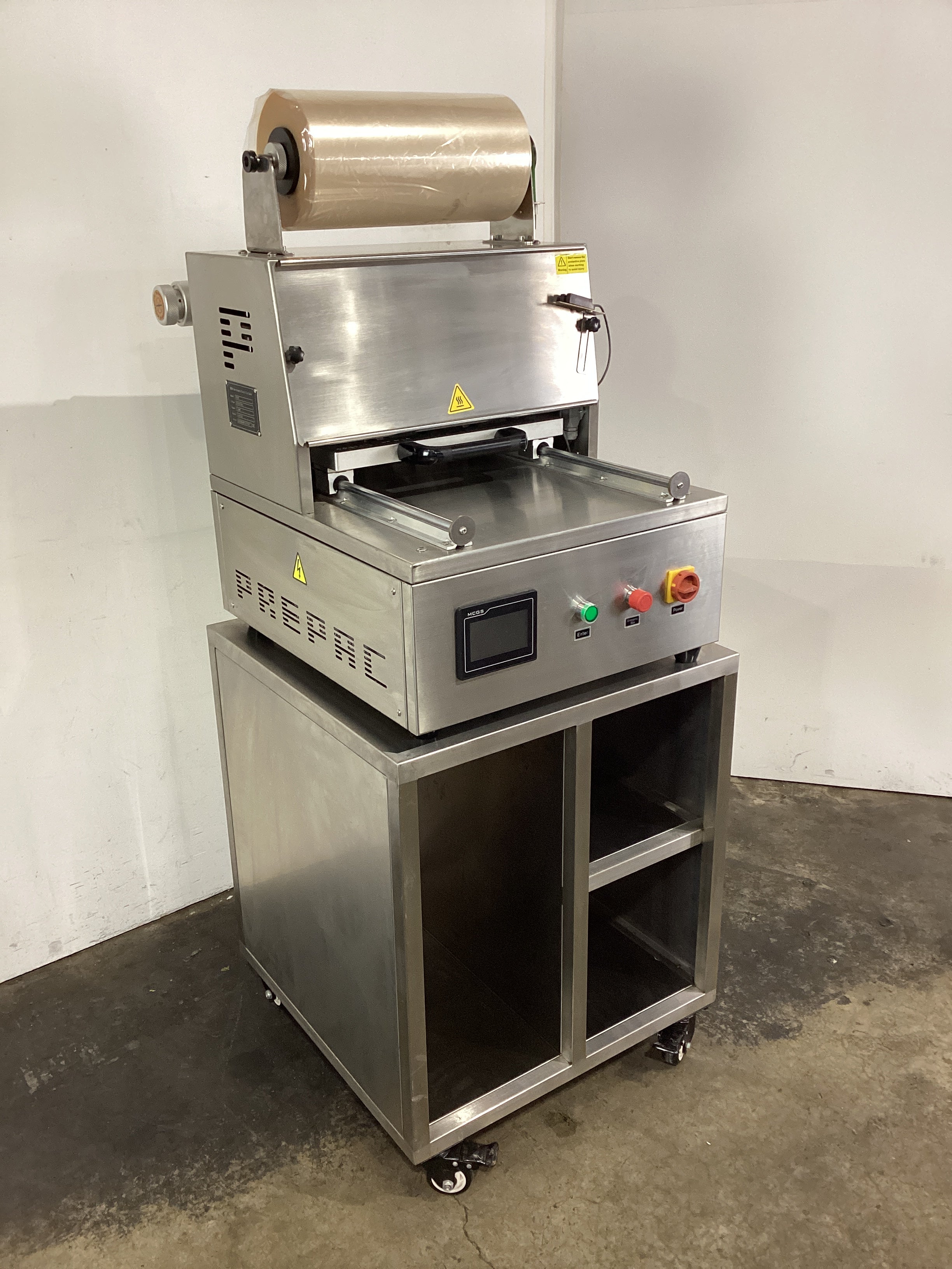Prepac P300 Semi-Automatic Tray Sealer + Trolley - 896628