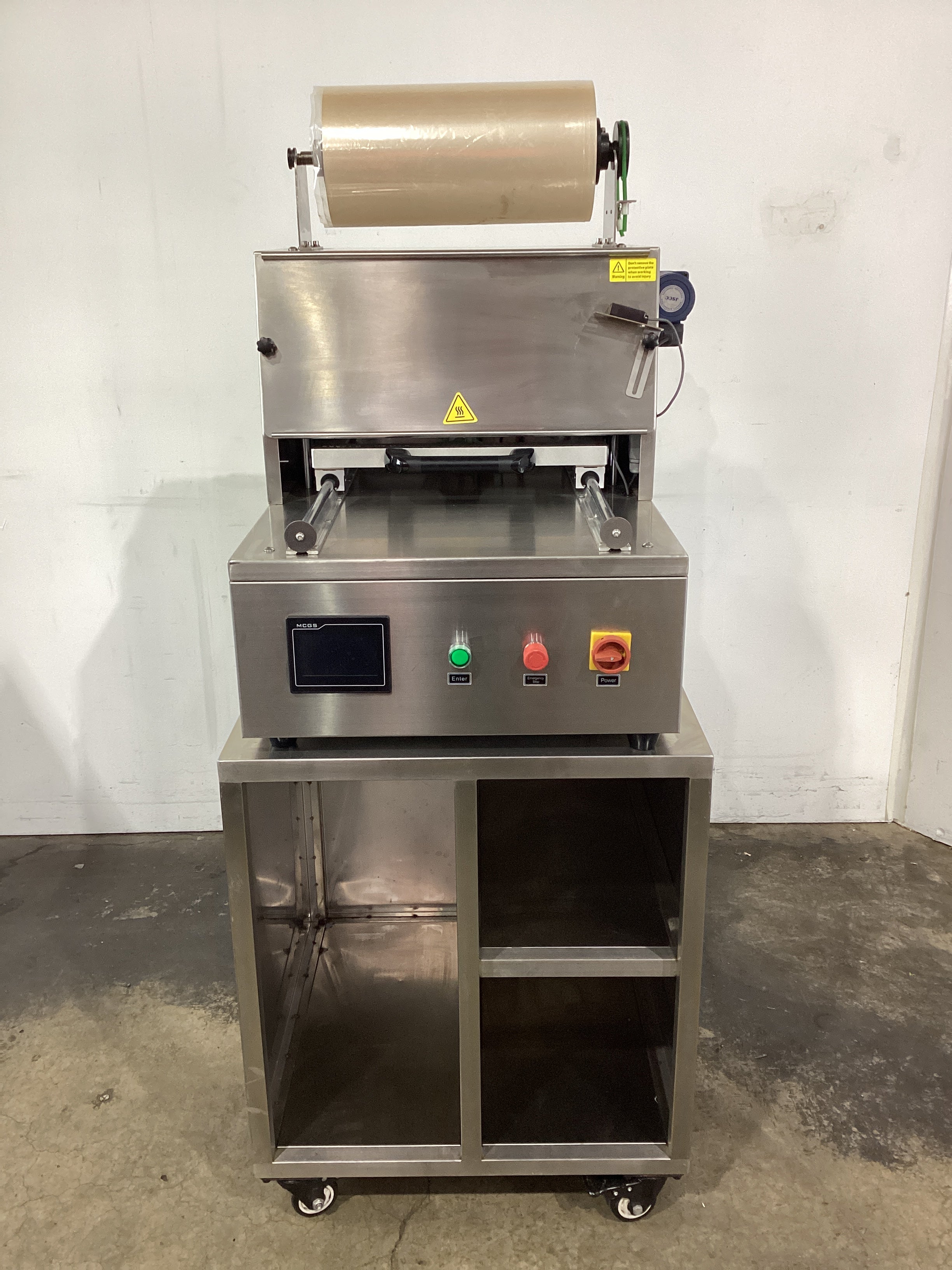 Prepac P300 Semi-Automatic Tray Sealer + Trolley - 896628