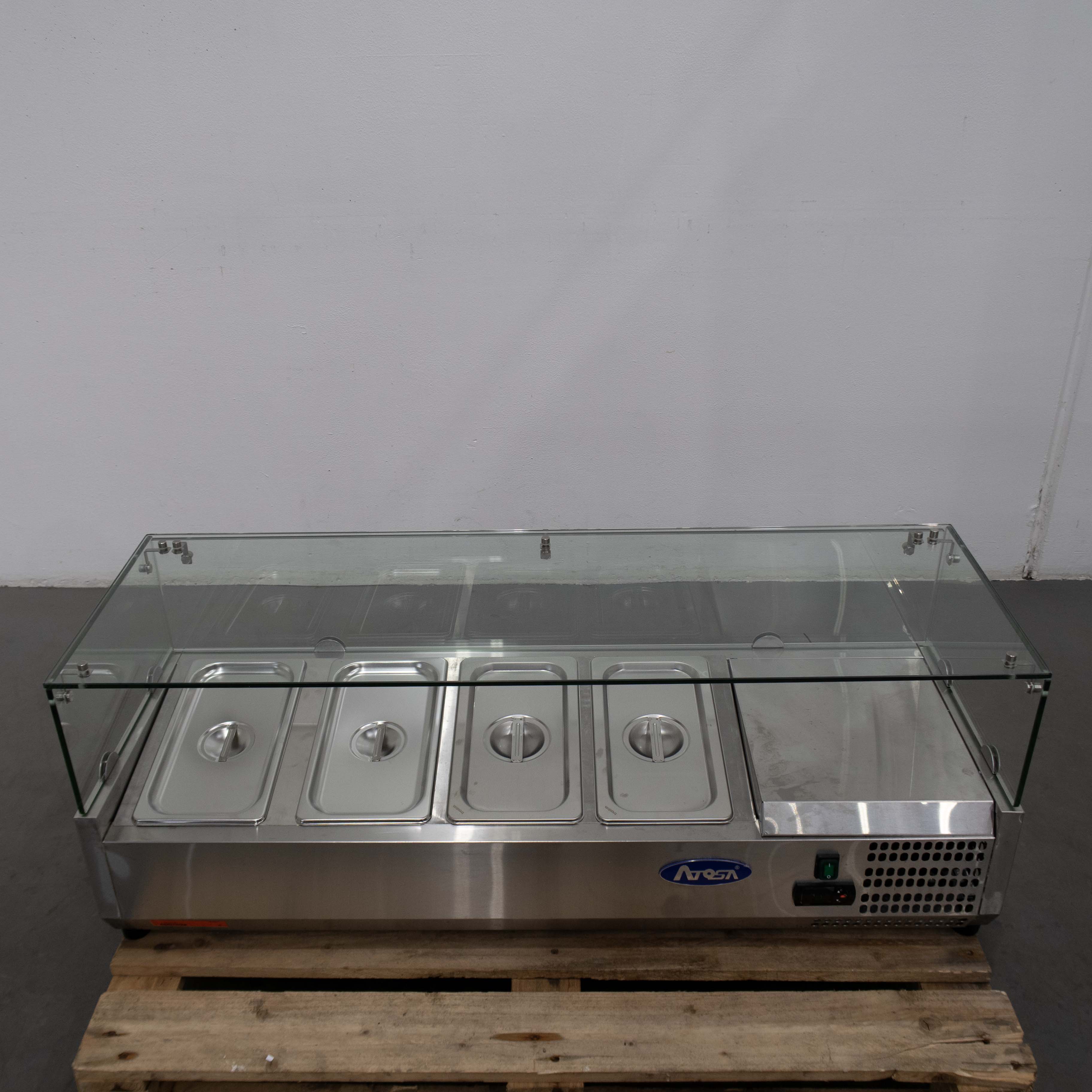 Atosa ESL3881 Countertop Sandwich Prep Fridge - 834715