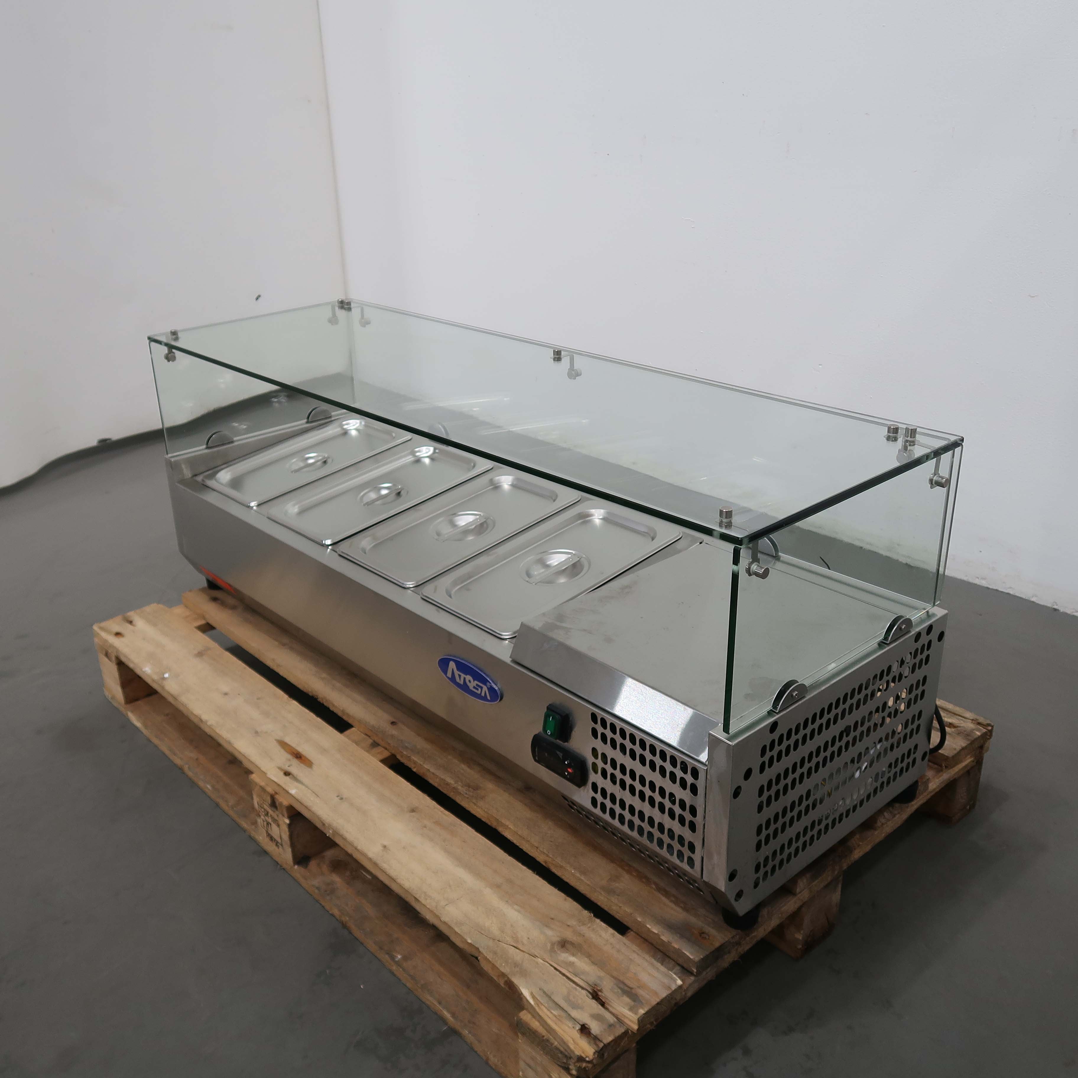 Atosa ESL3881 Countertop Sandwich Prep Fridge - 834715