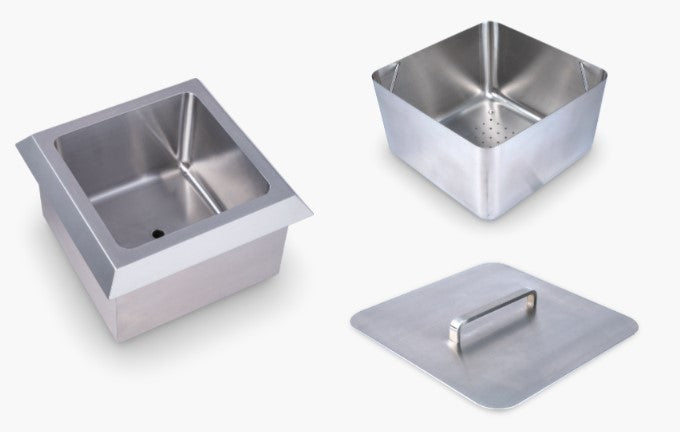 ICEDI-403530 3Monkeez Stainless Steel Ice Well - 837988