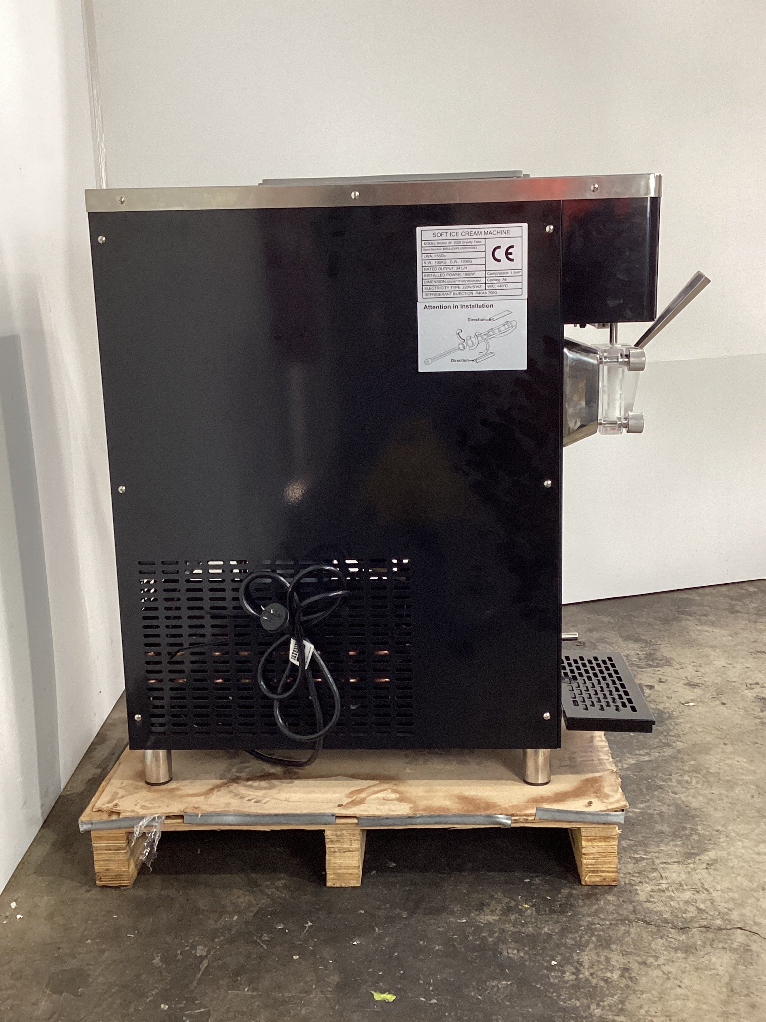 Brullen i91 2020 Gravity Feed Ice Cream Machine - 838248