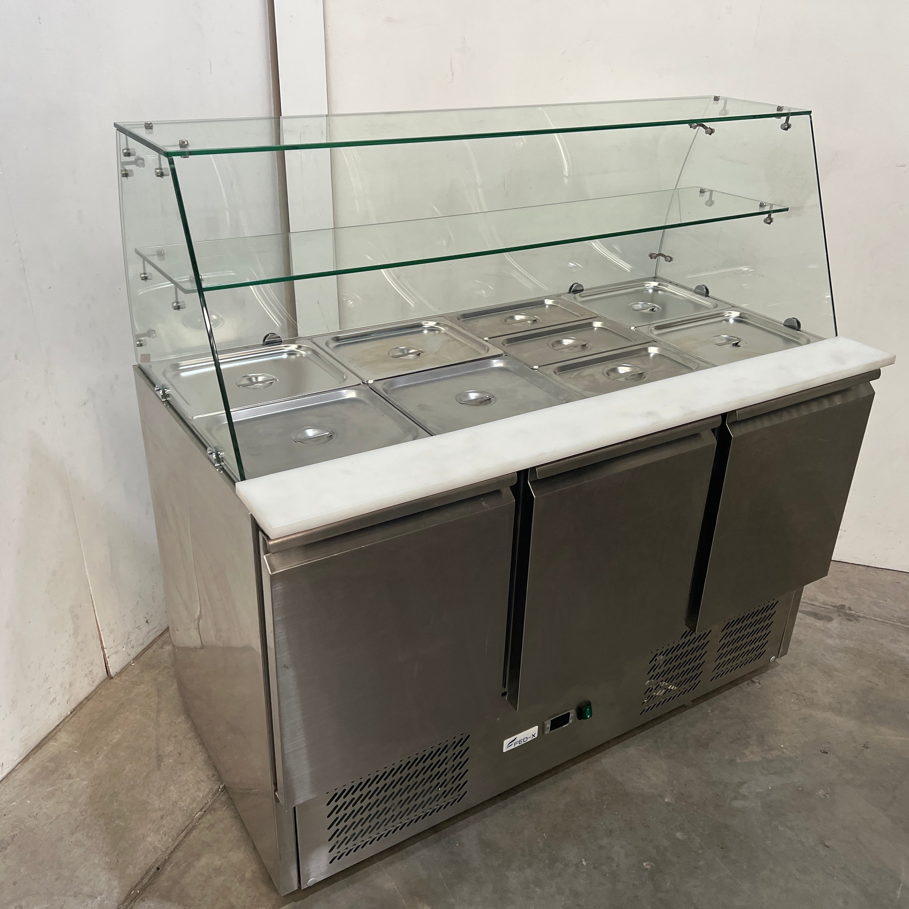 FED-X XS903GC Sandwich Prep Fridge - 851771