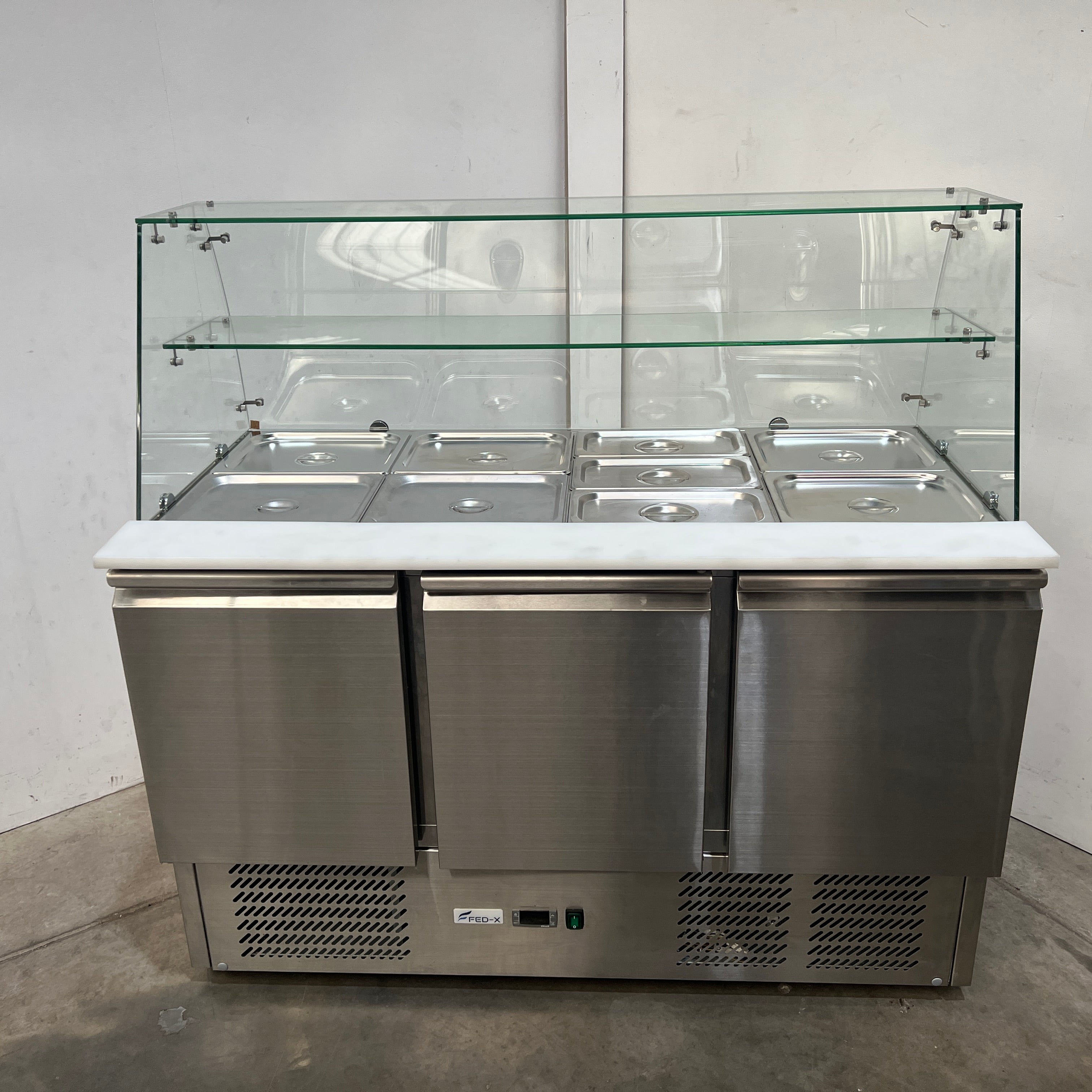 FED-X XS903GC Sandwich Prep Fridge - 851771