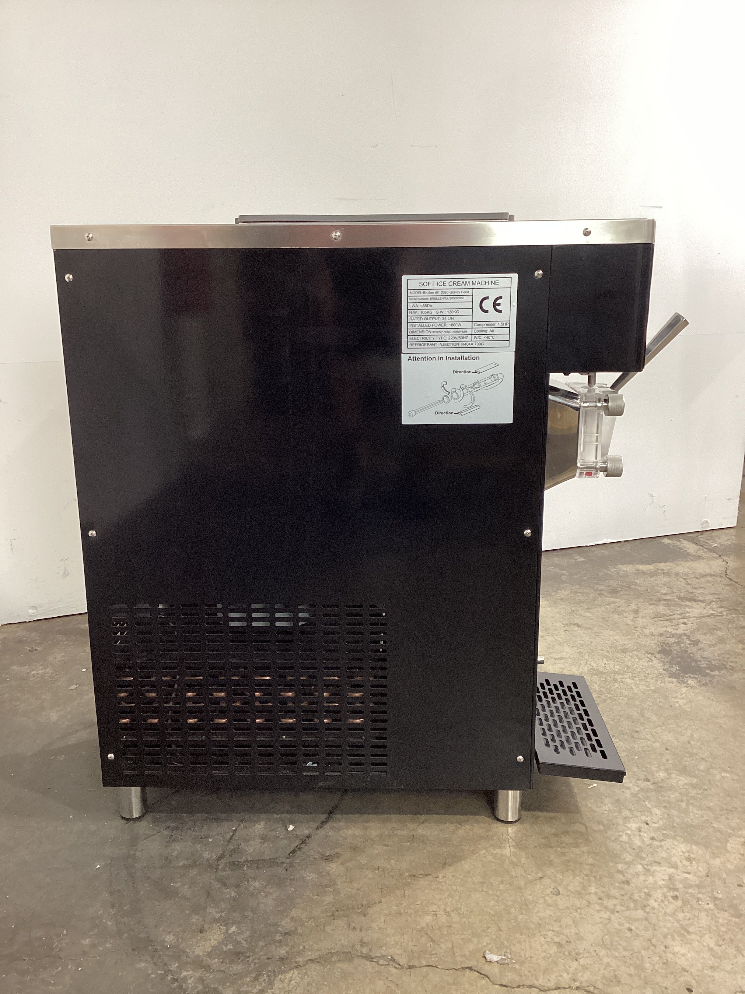 Brullen i91 2020 Gravity Feed Ice Cream Machine - 852449