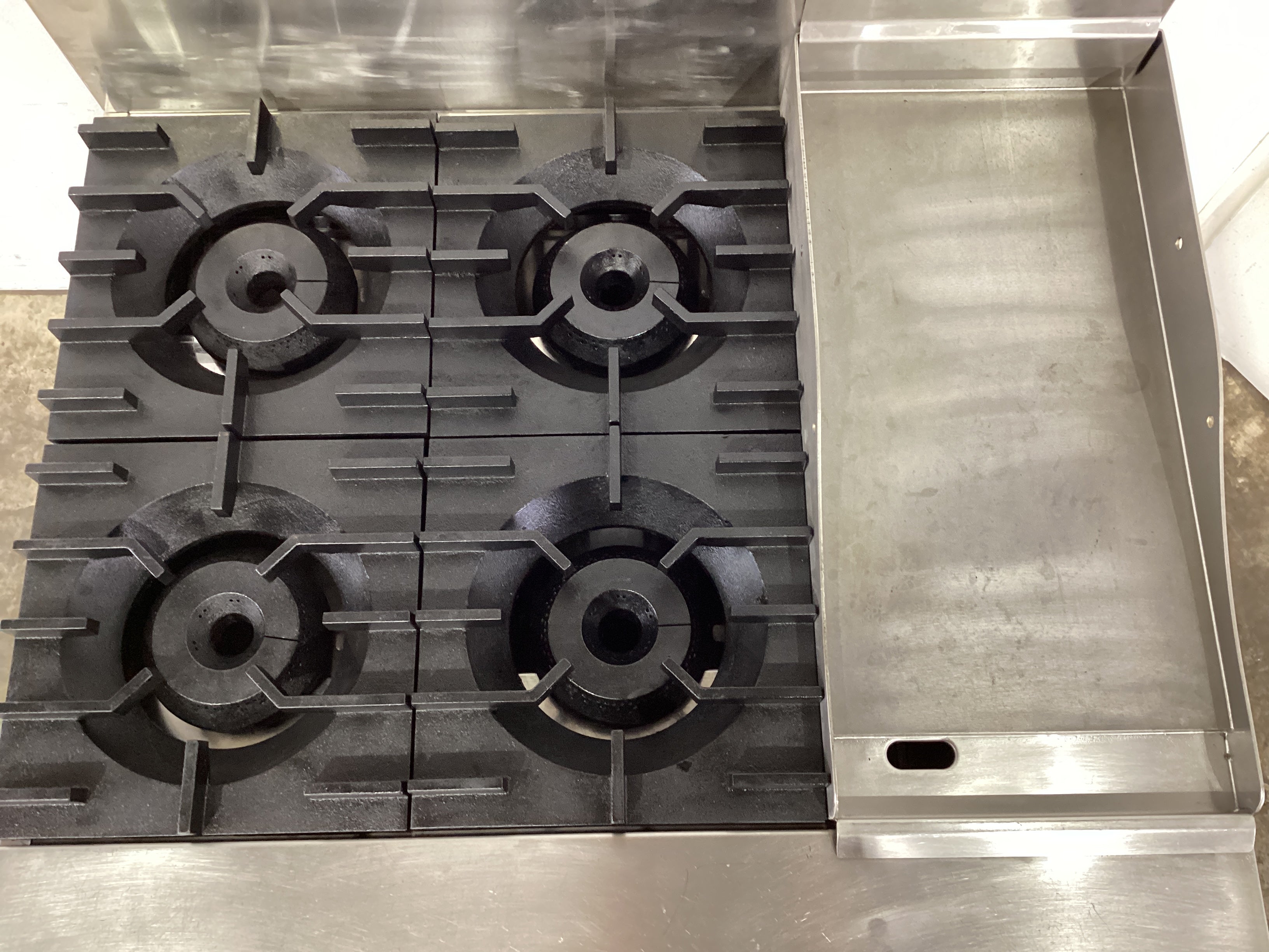 B&S KOV-SB4-GRP3 4 Burner Range Oven - 860784