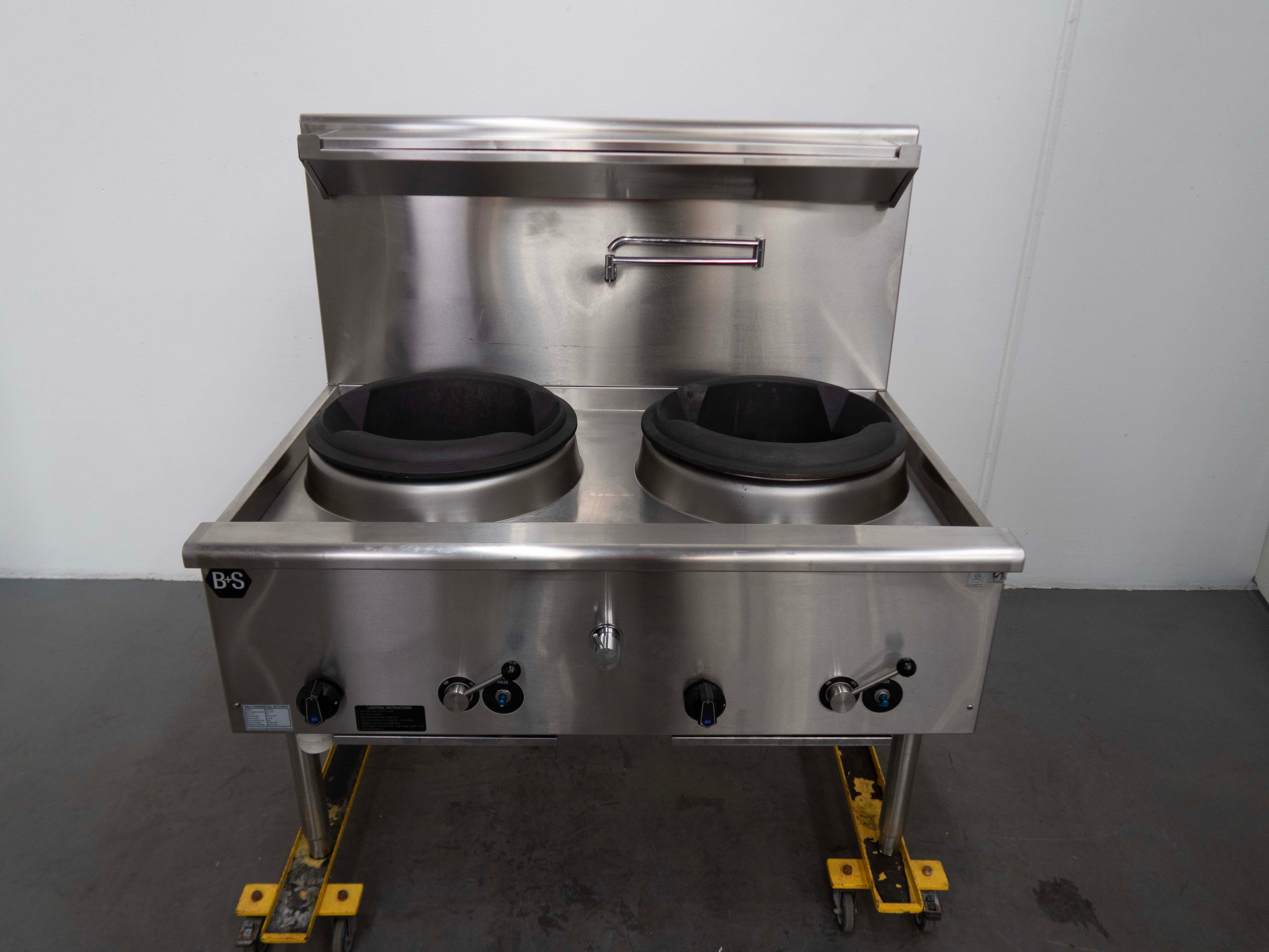 B&S UFWWD-2 2 Hole Wok Table - 865255