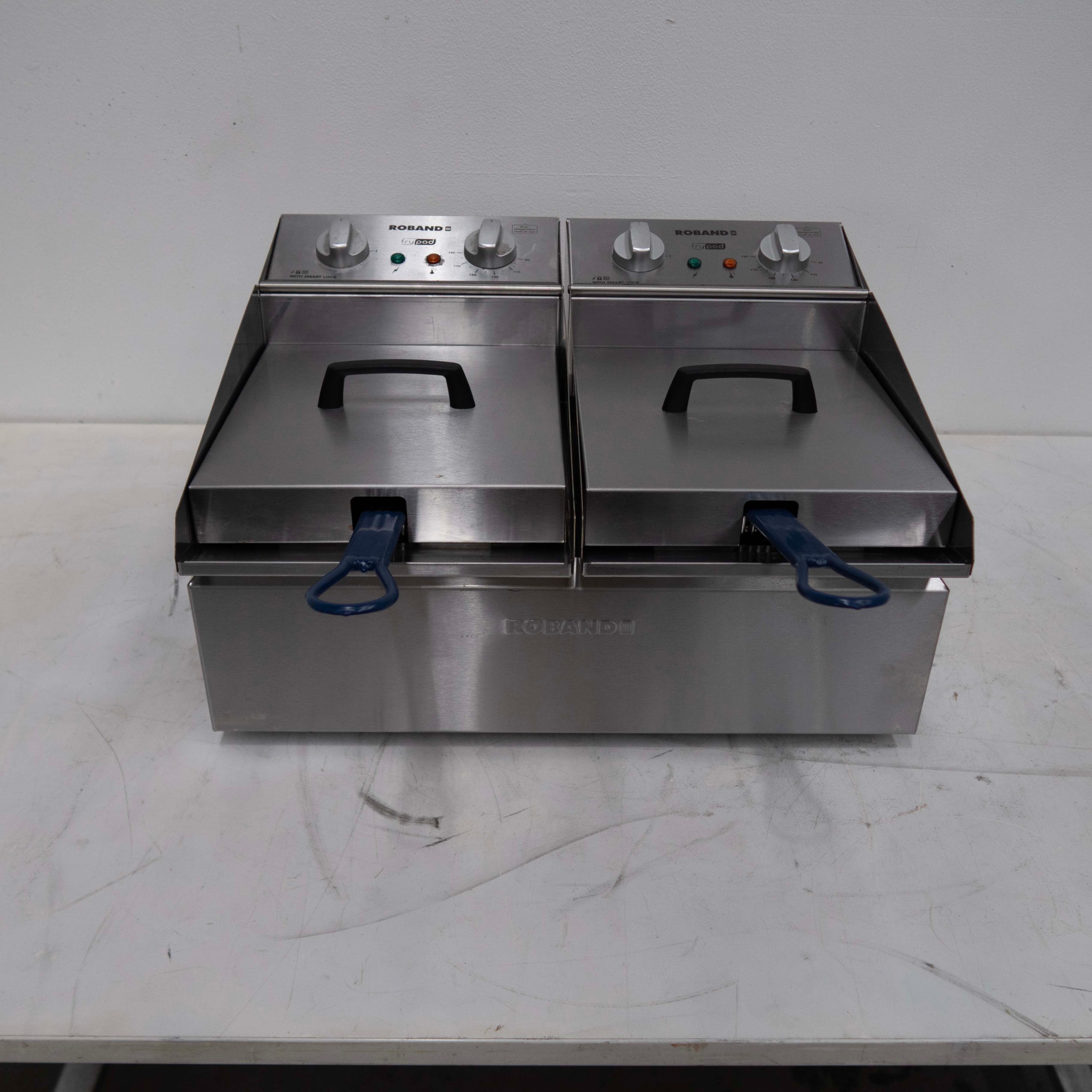 Roband FR25 Contertop Split Pan Fryer - 874348