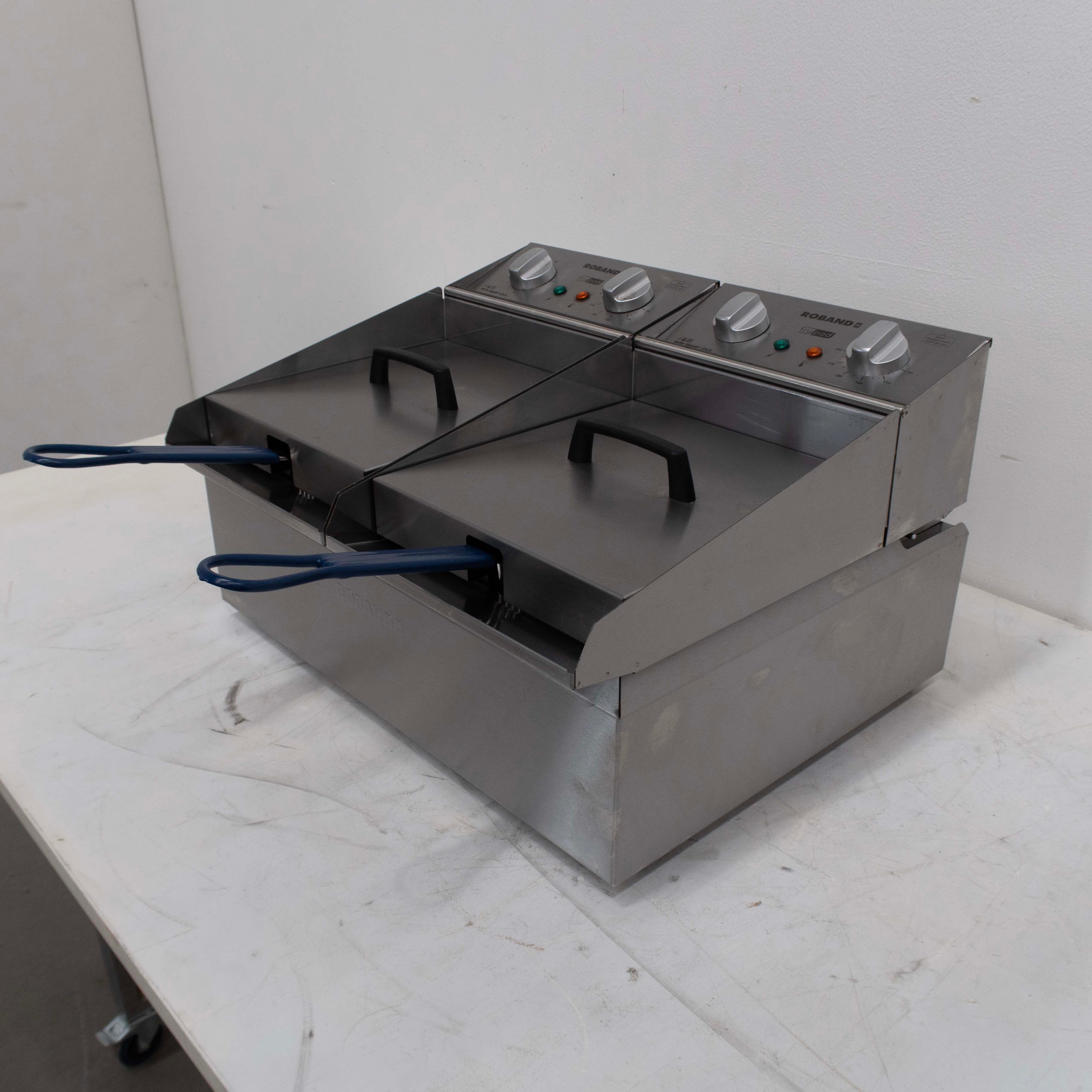 Roband FR25 Contertop Split Pan Fryer - 874348