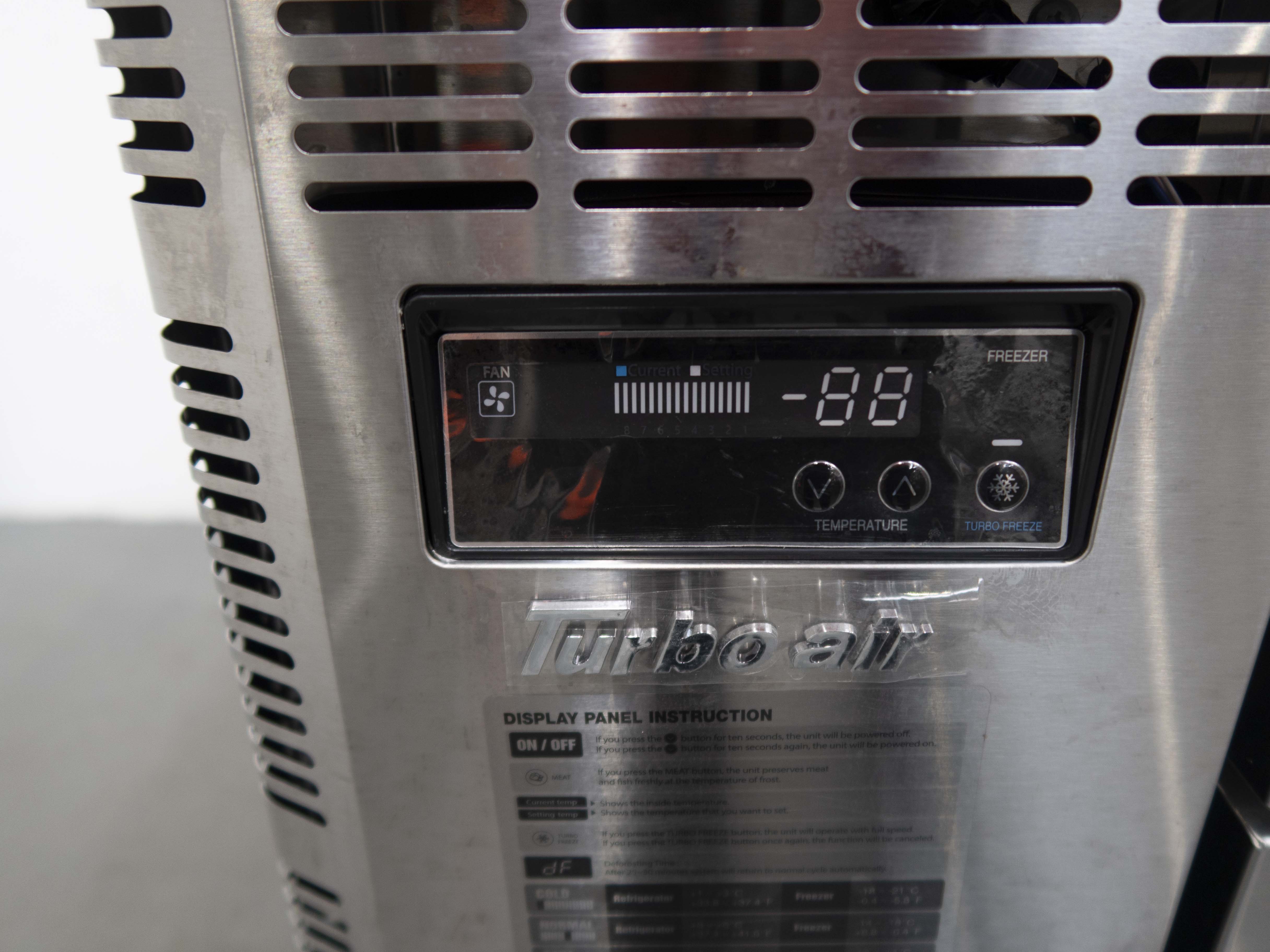 Turbo Air KUF12-3D-6-N Underbench Freezer - 874632