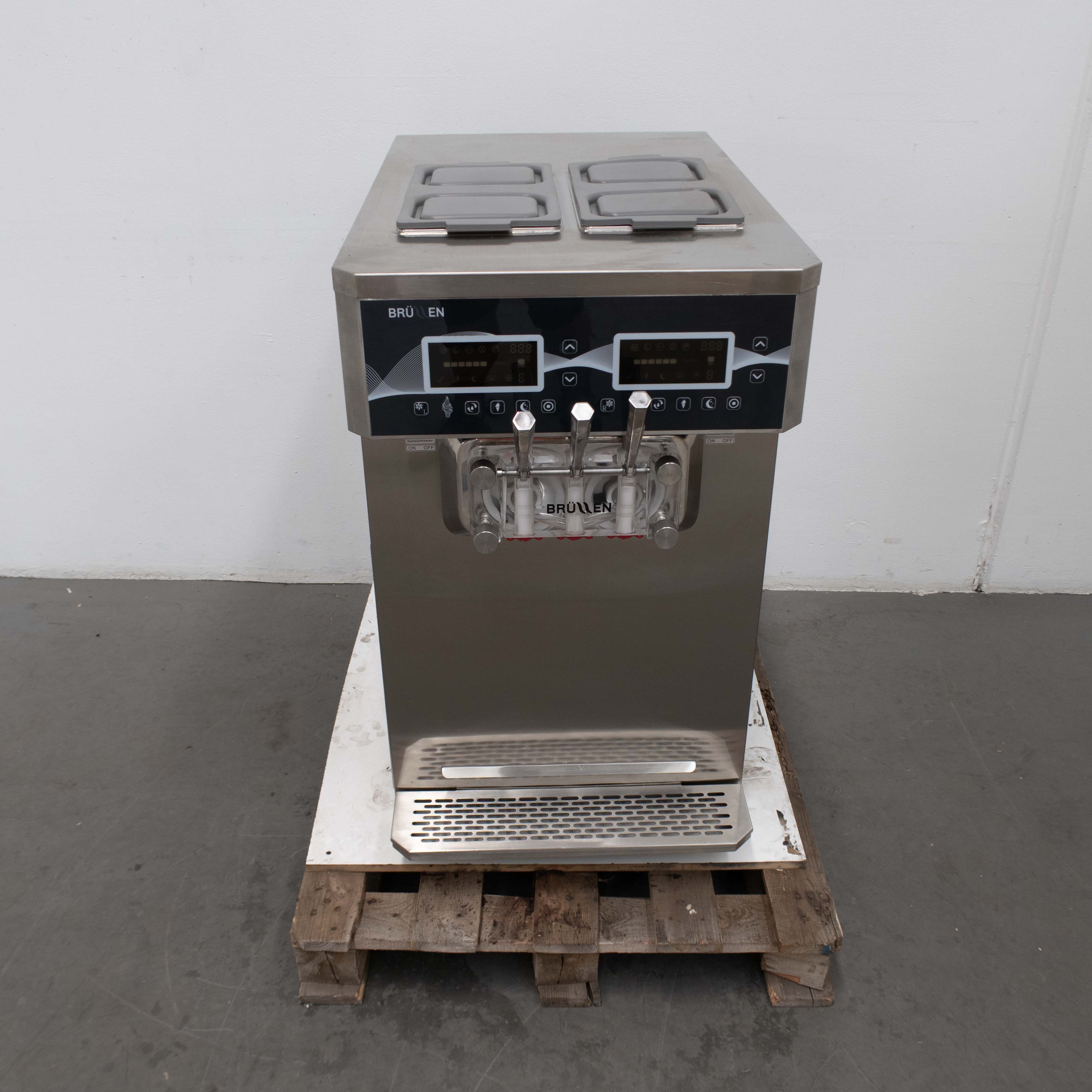 Brullen i26 Pro Twin System Gravity Feed Ice Cream Machine - 876612