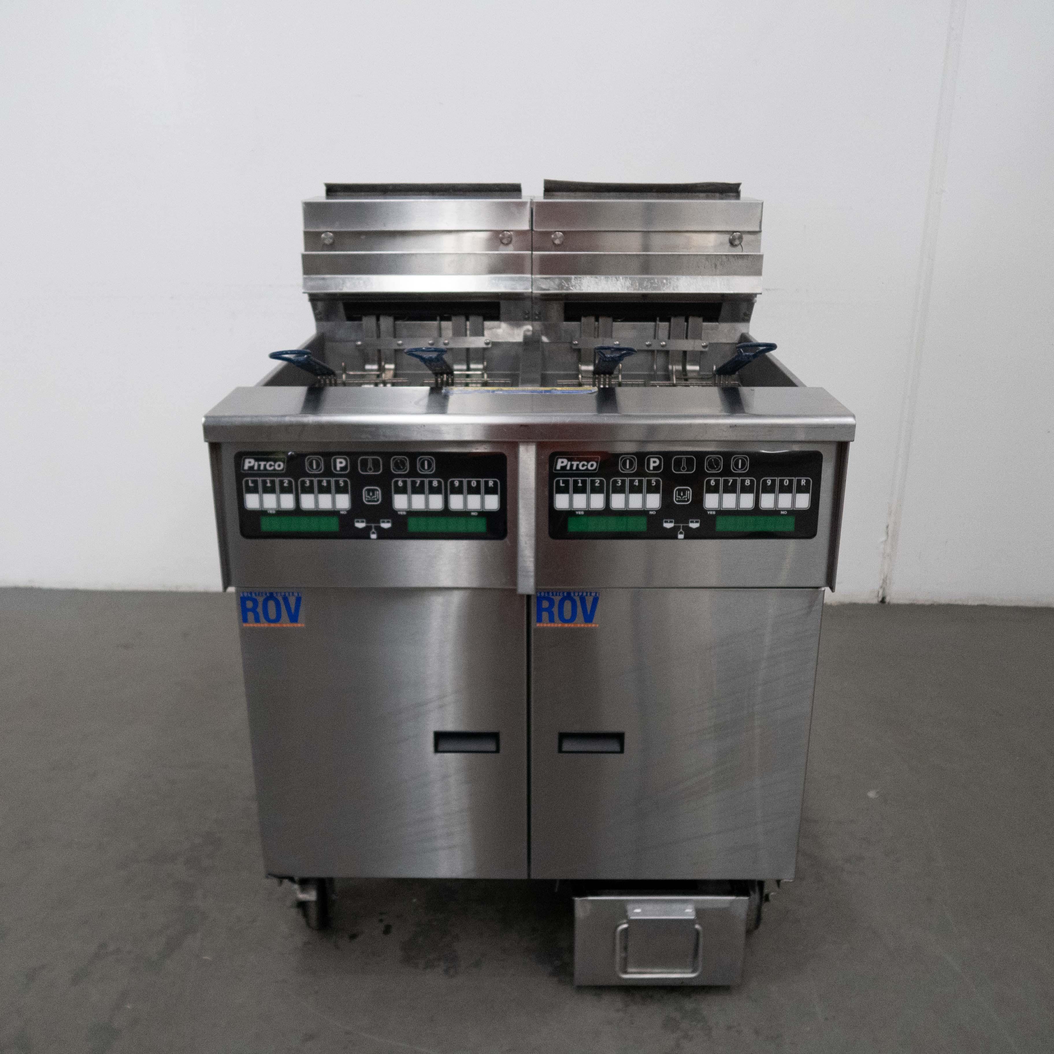 Pitco SELV14-C/FD/FF Solstice Split Pan Fryer - 878841