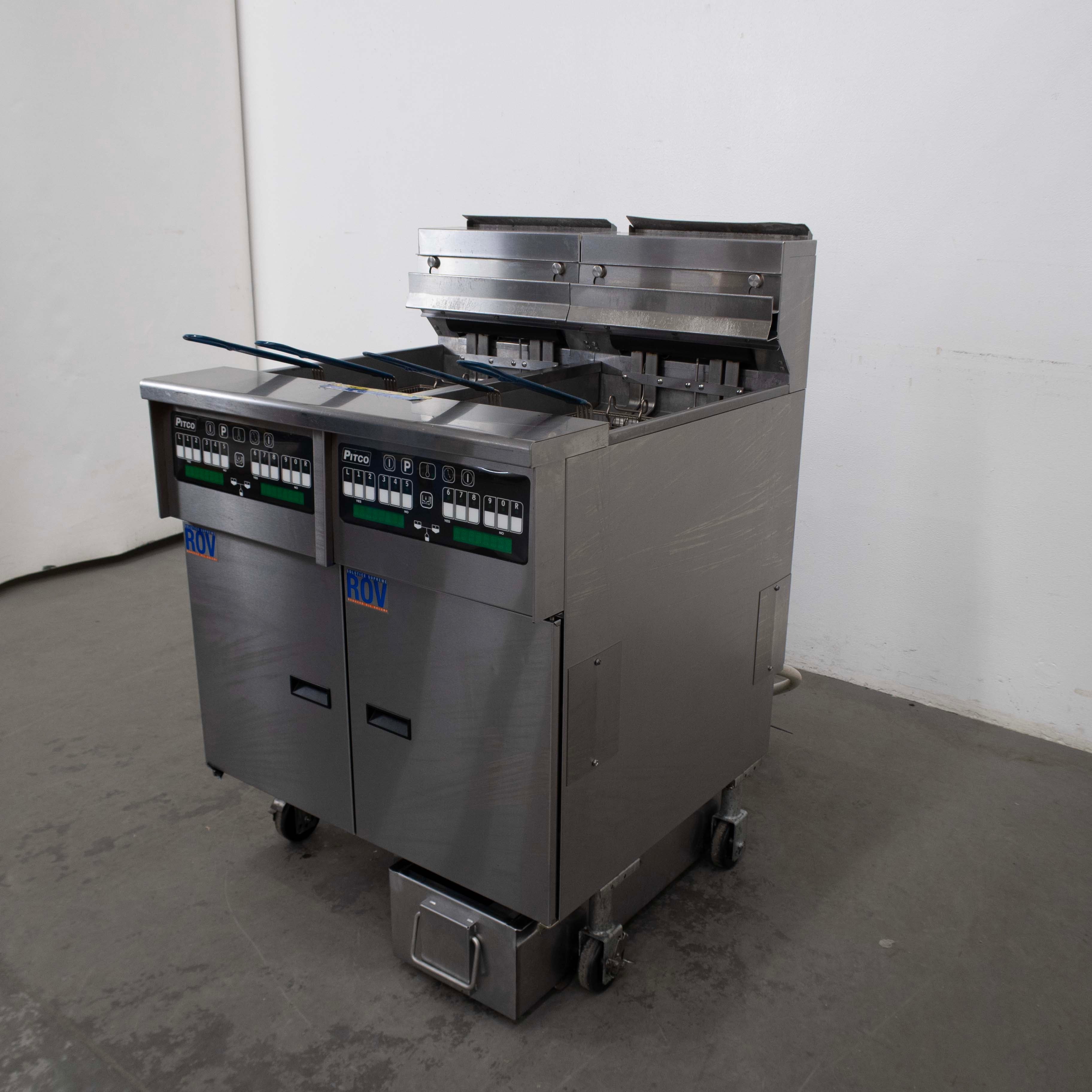 Pitco SELV14-C/FD/FF Solstice Split Pan Fryer - 878841