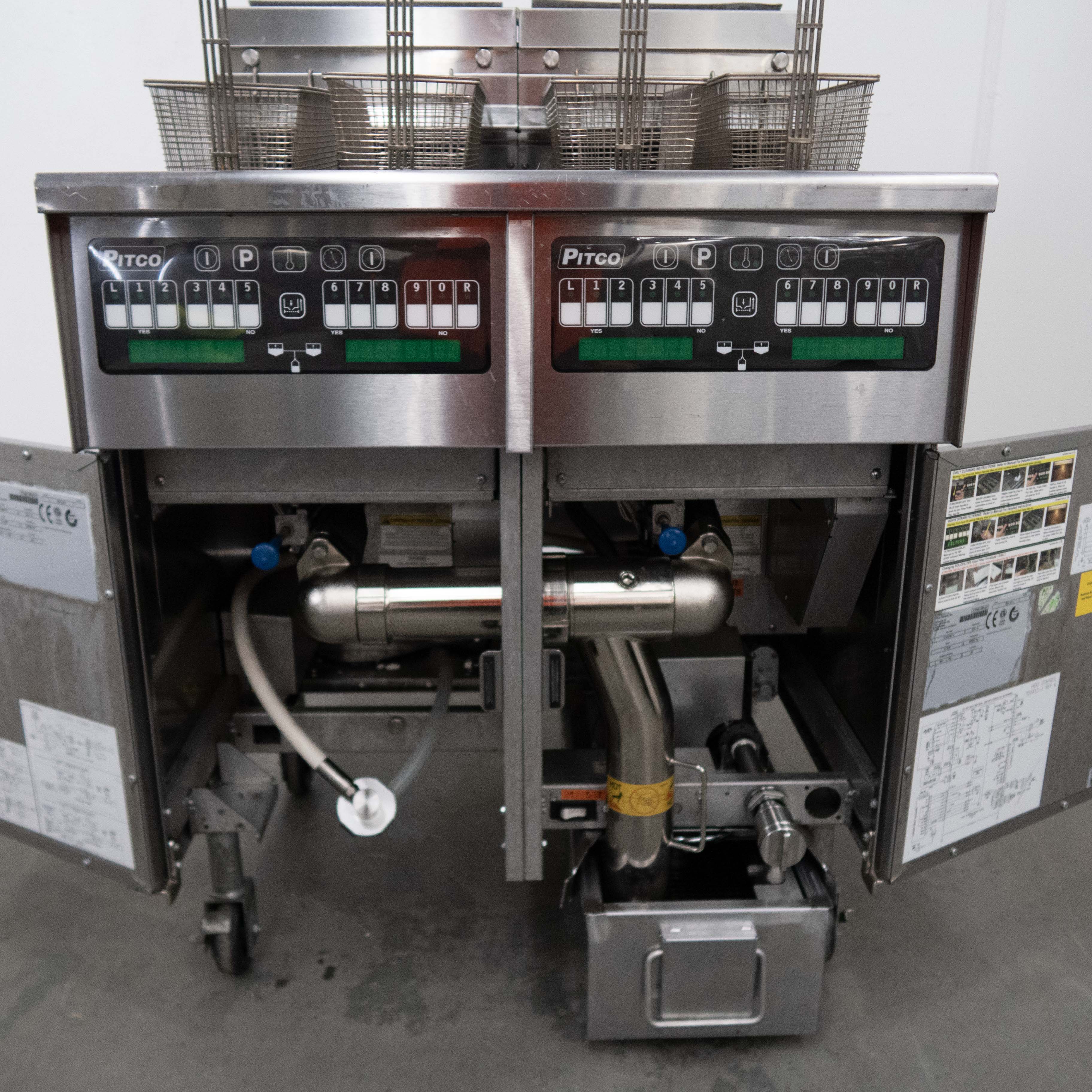 Pitco SELV14-C/FD/FF Solstice Split Pan Fryer - 878841