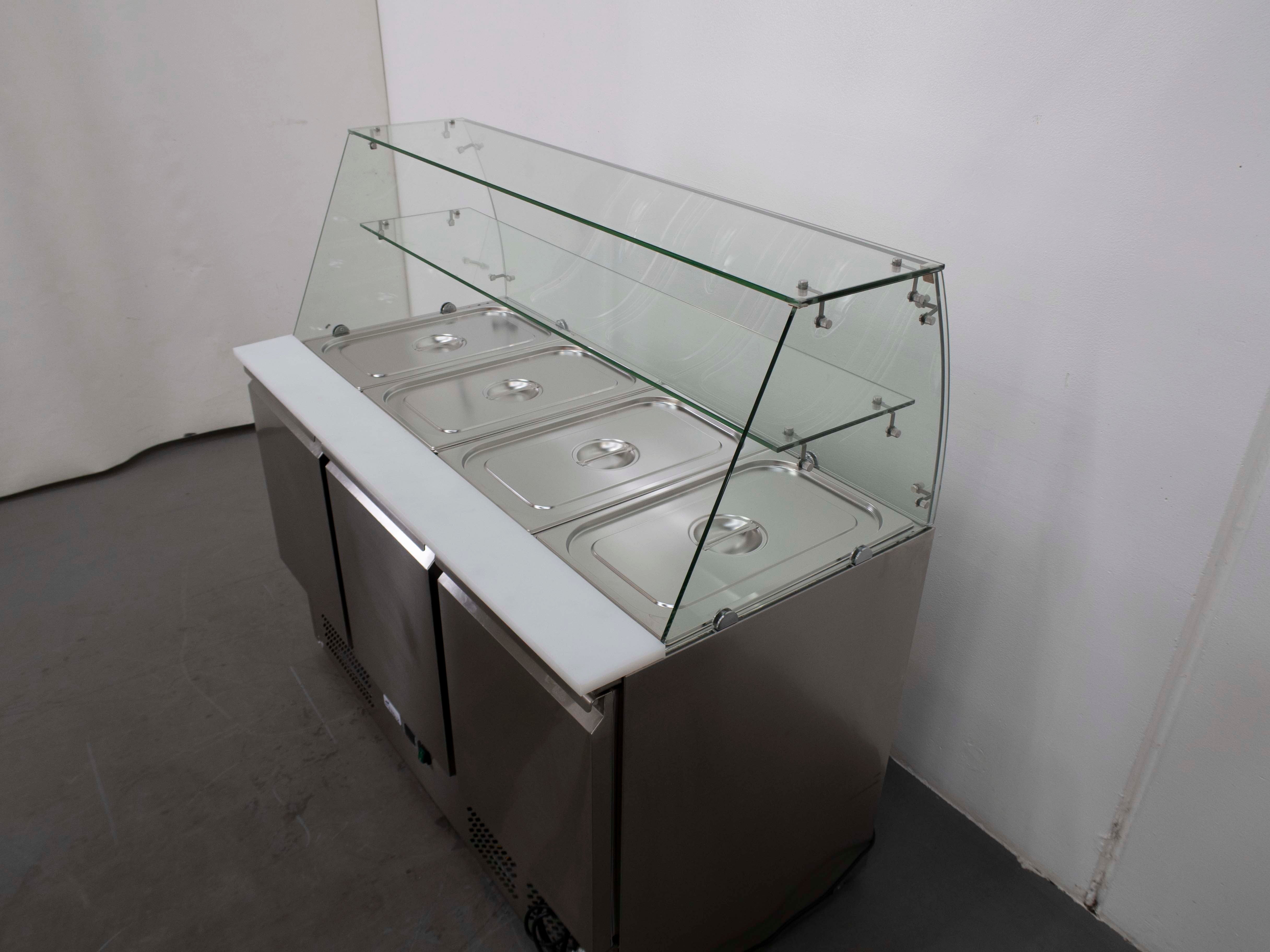 FED-X XS903GC Sandwich Prep Fridge - 885553