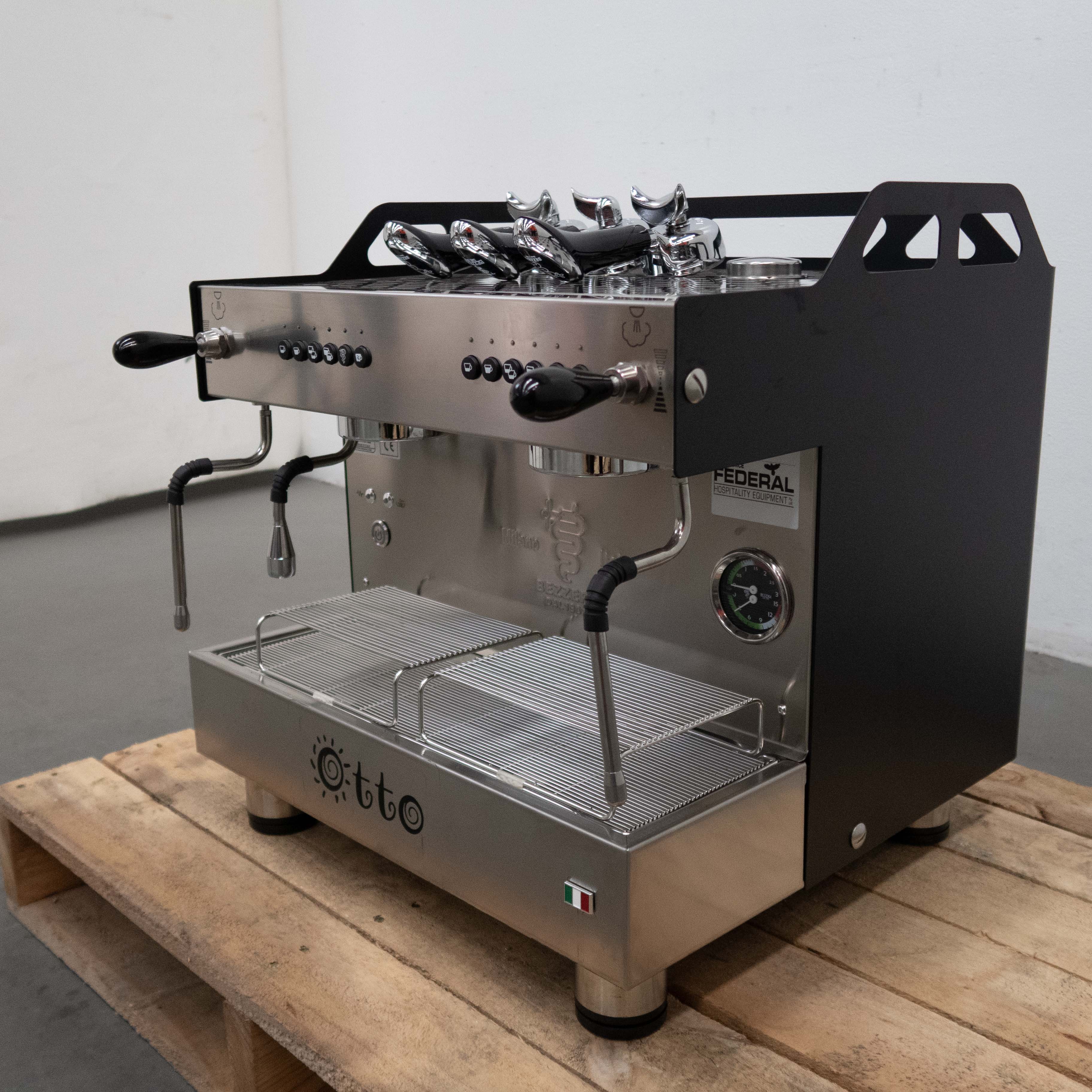 Bezzera Otto Compact De Electronic 2 Group Volumetric Coffee Machine - 893811