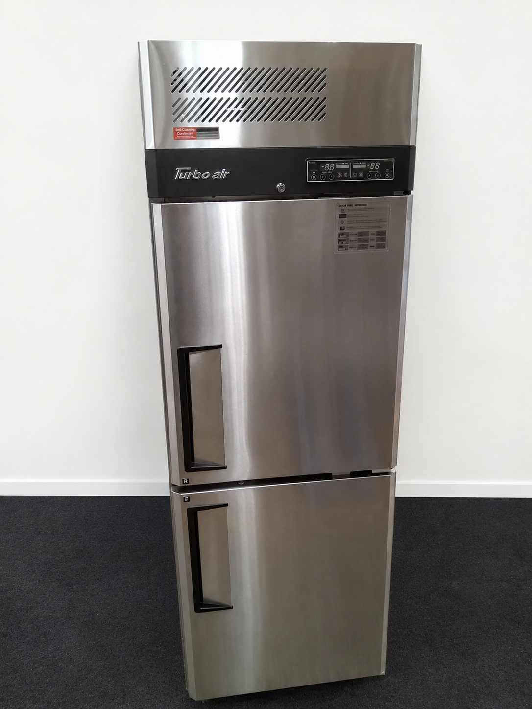 Turbo Air KRF25-2-N Upright Fridge Freezer Combo - 895688
