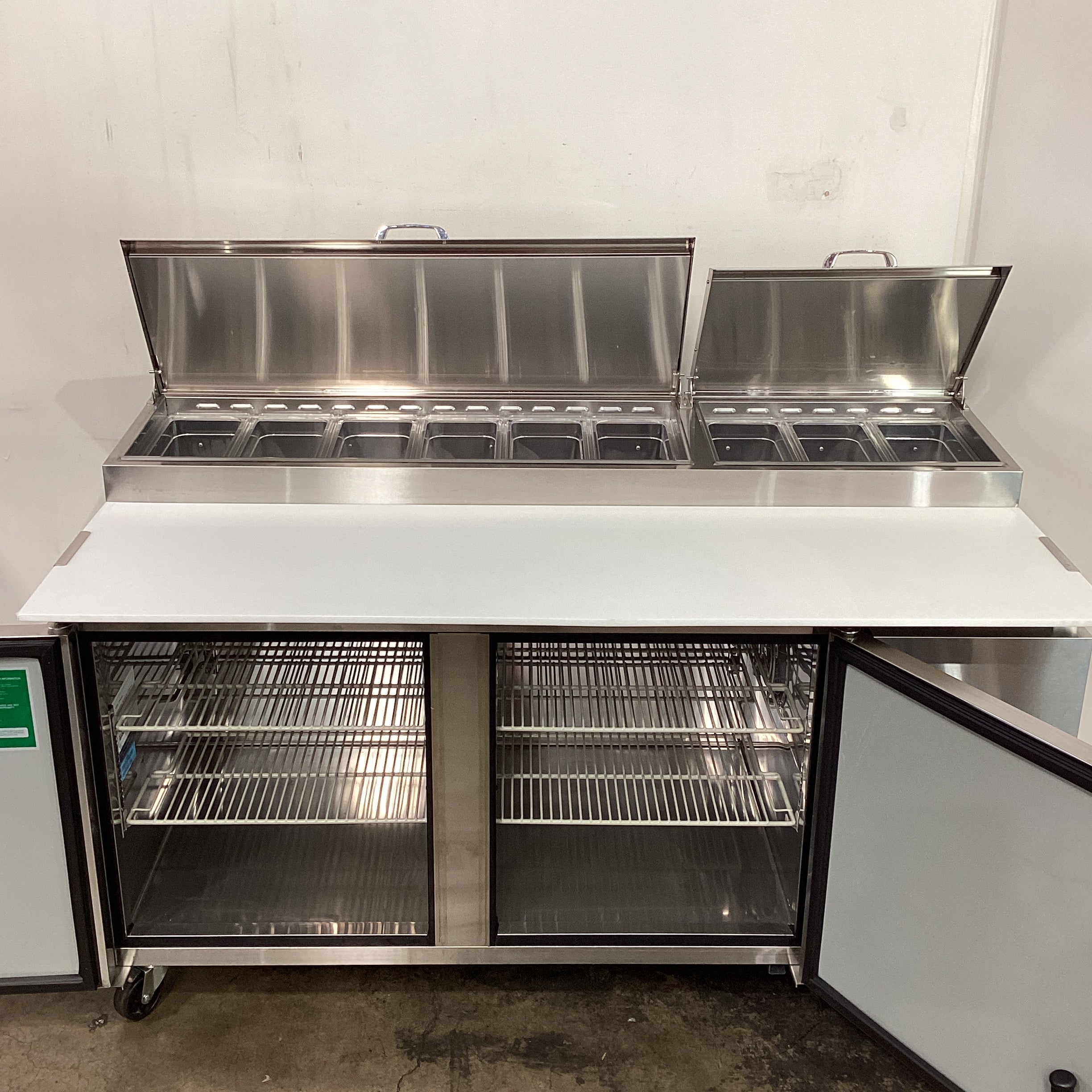 Turbo Air CTPR-67SD Pizza Prep Fridge - 900276