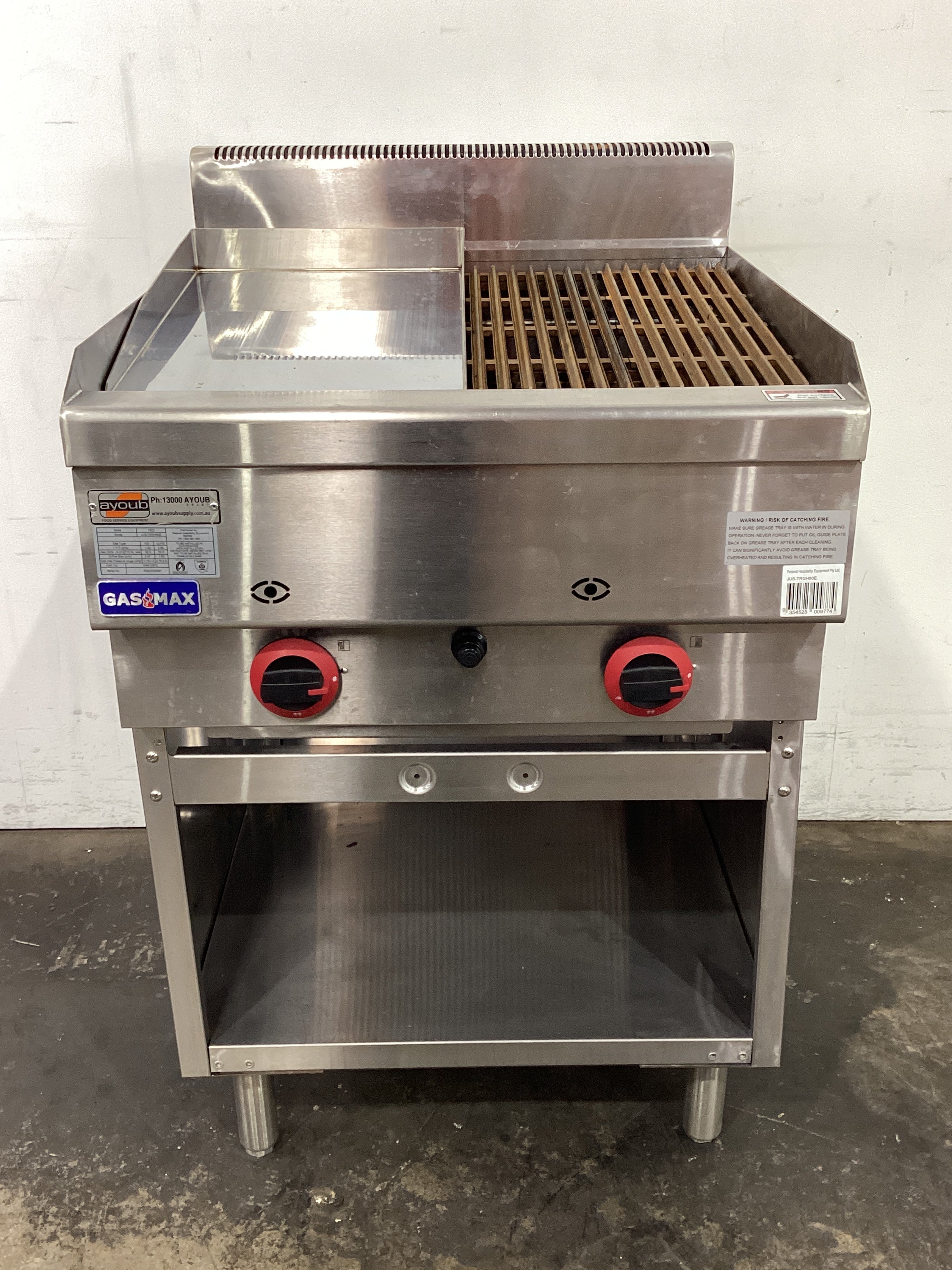Gasmax JUS-TRGH60 Griddle + Stand - 907932