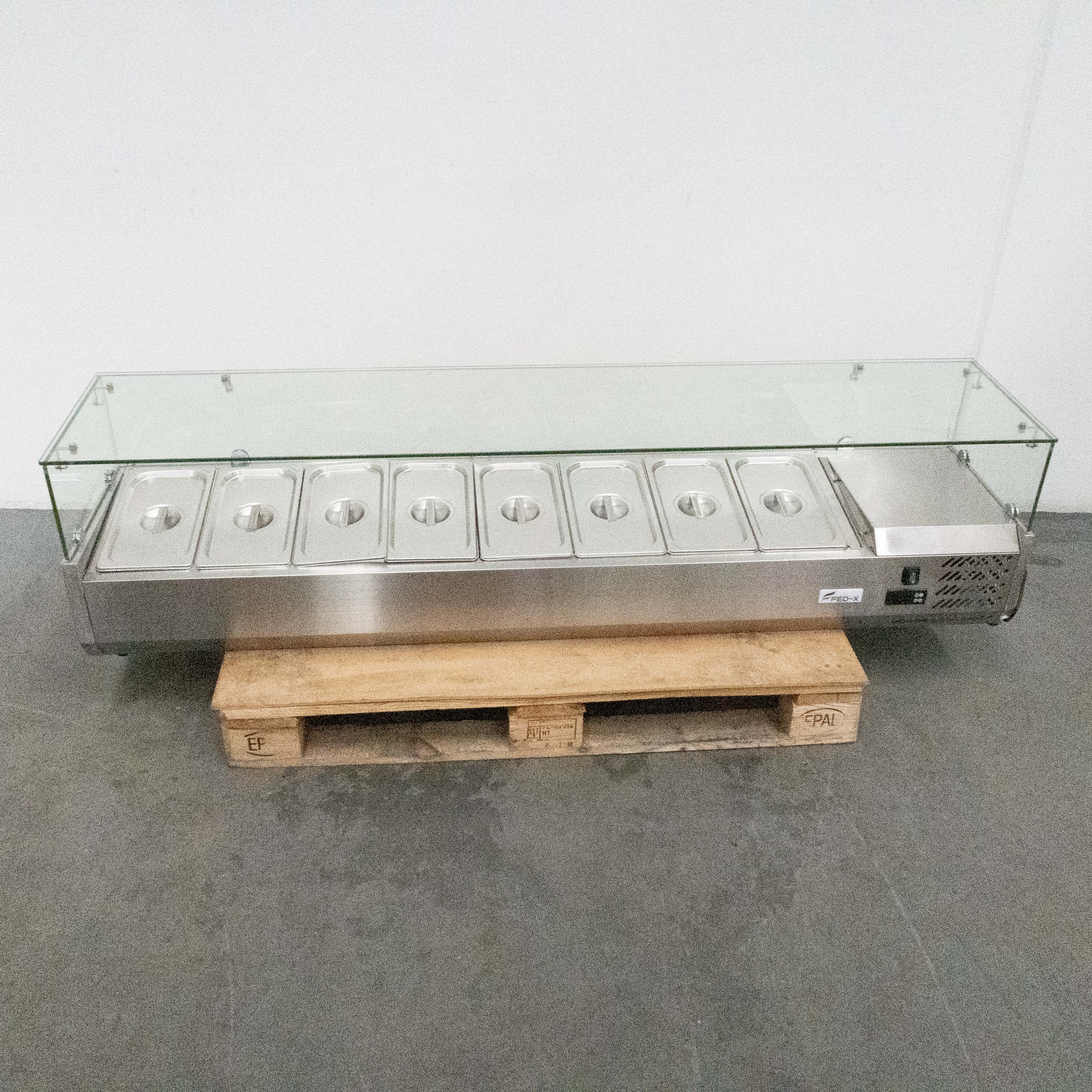 FED-X XVRX1800-380 Counter Top Cold Food Display - 909127