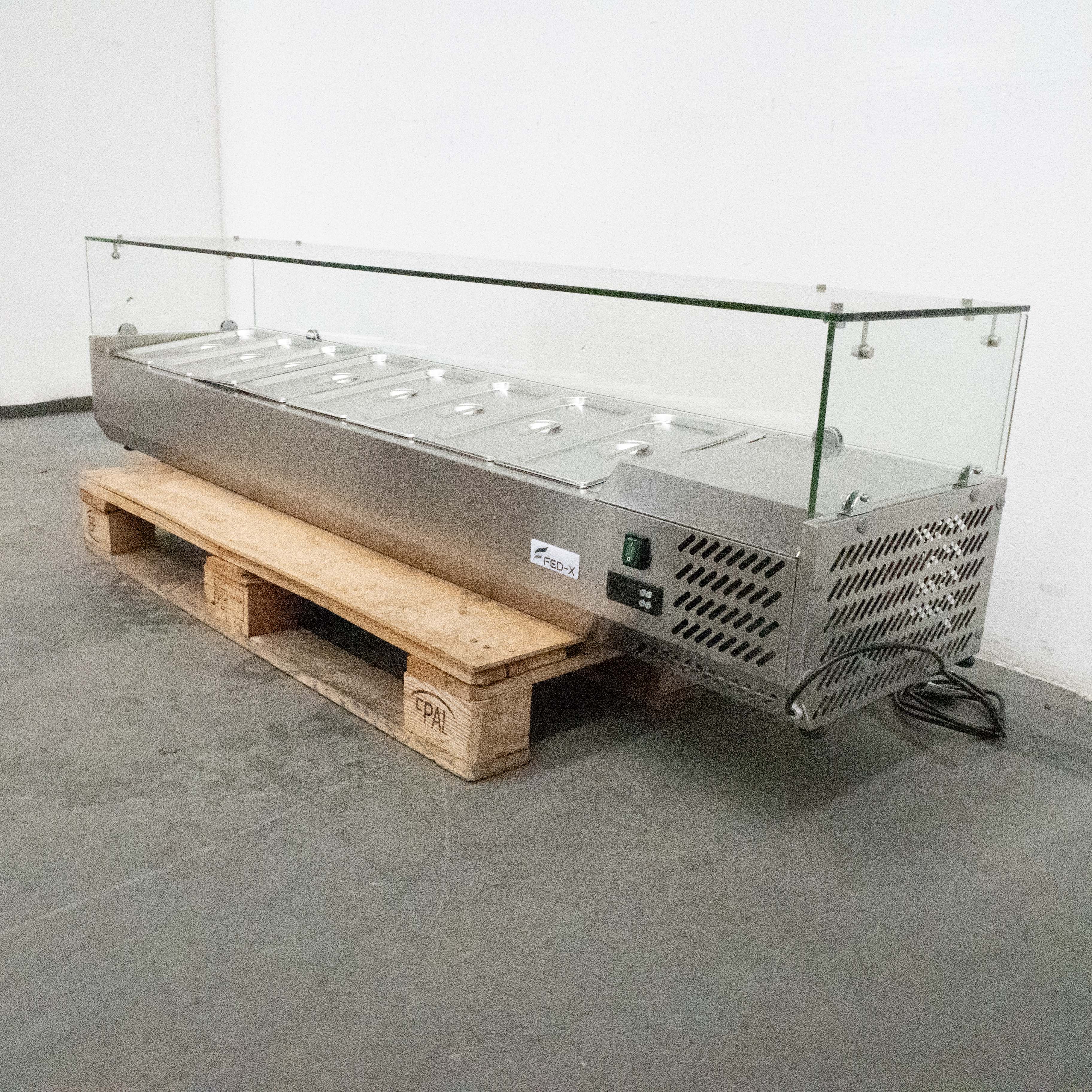 FED-X XVRX1800-380 Counter Top Cold Food Display - 909127