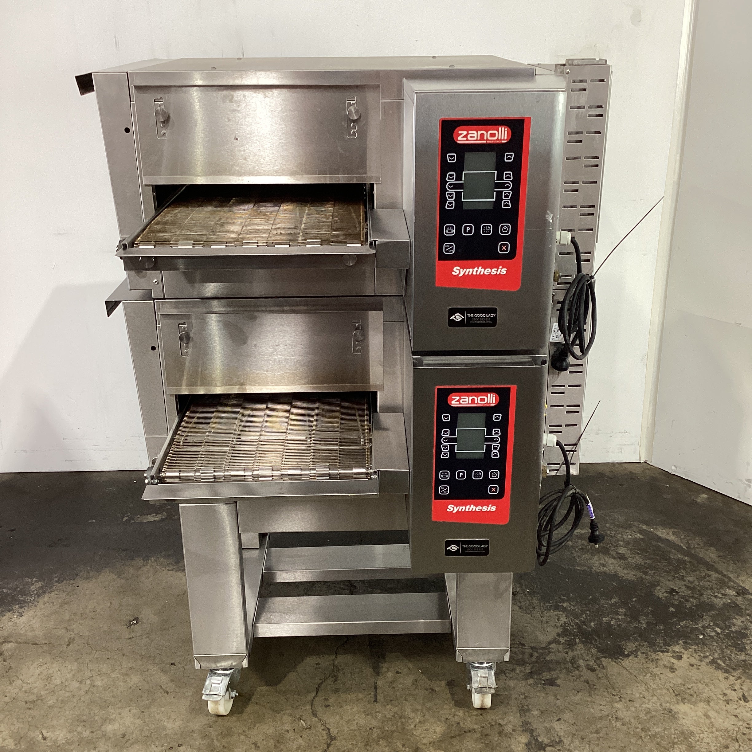 Zanolli Synthesis 06/40G Double Stack Conveyor Oven - 911944