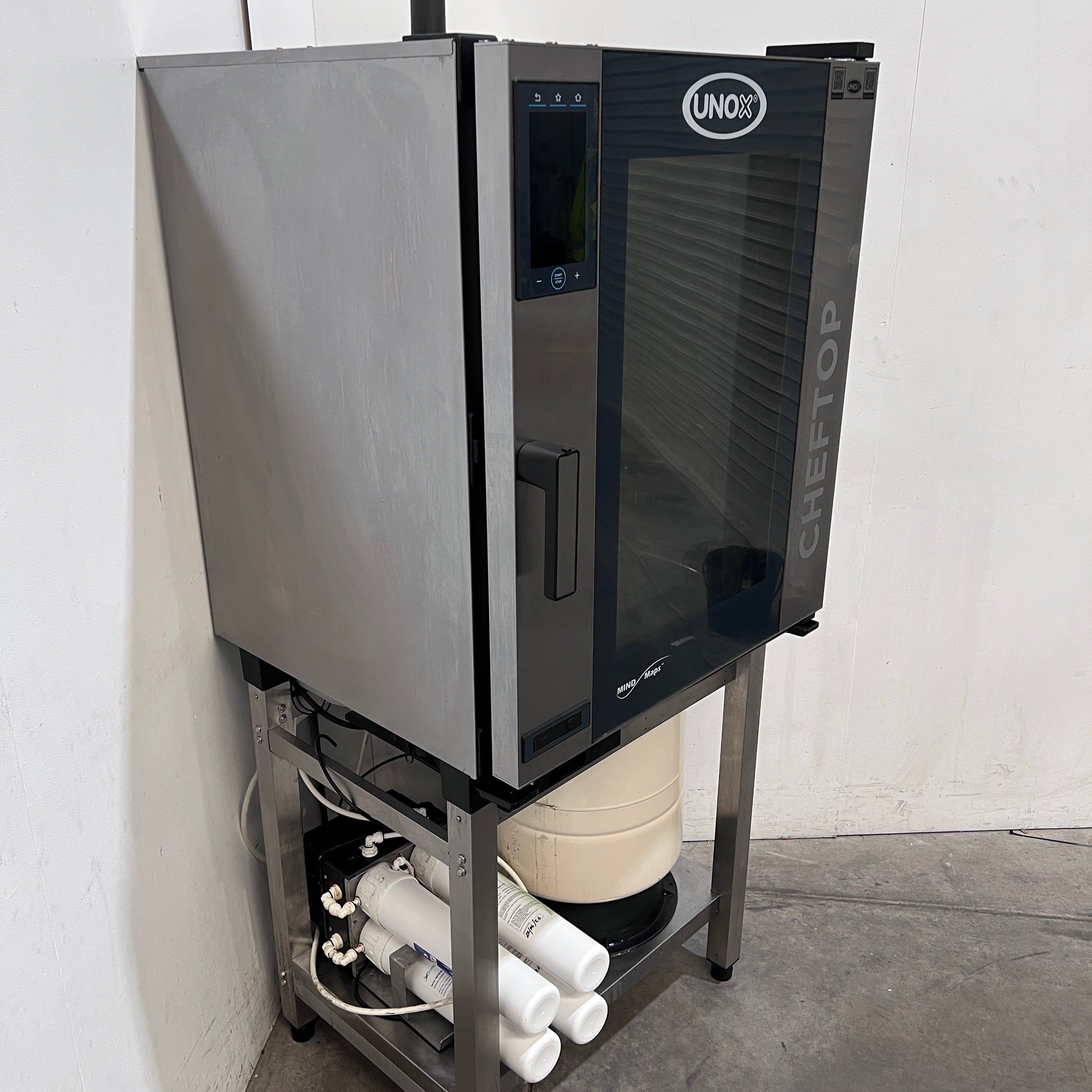 Unox EXVC-1011-GPRM-MS Combi Oven with Stand & Reverse Osmosis System - 929050