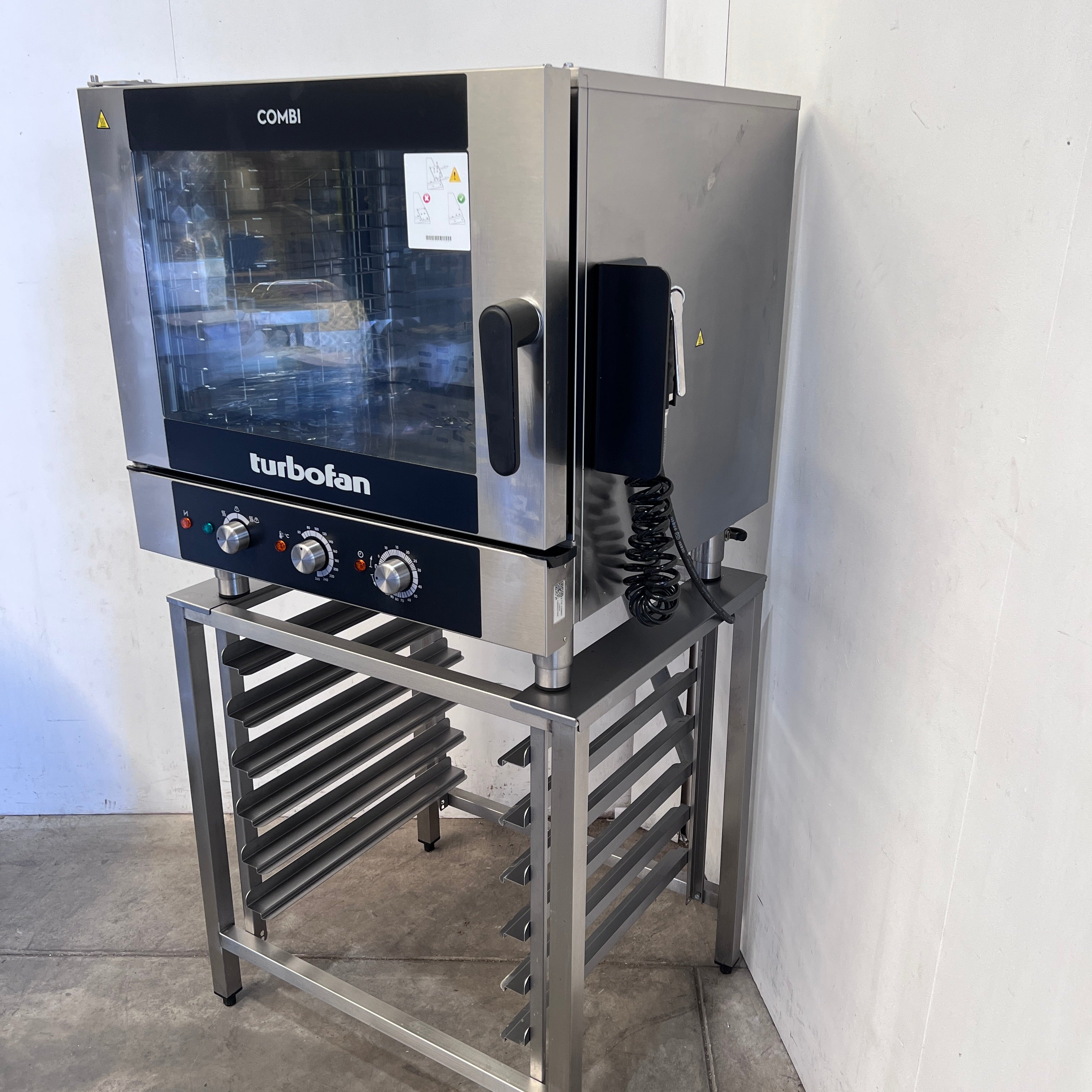 Turbofan EC40M5 Combi Oven + Stand - 931421