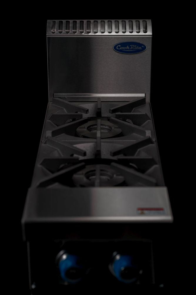 Cookrite 56Mj/h 2 Burner Cook Top LPG AT80G2B-F-LPG