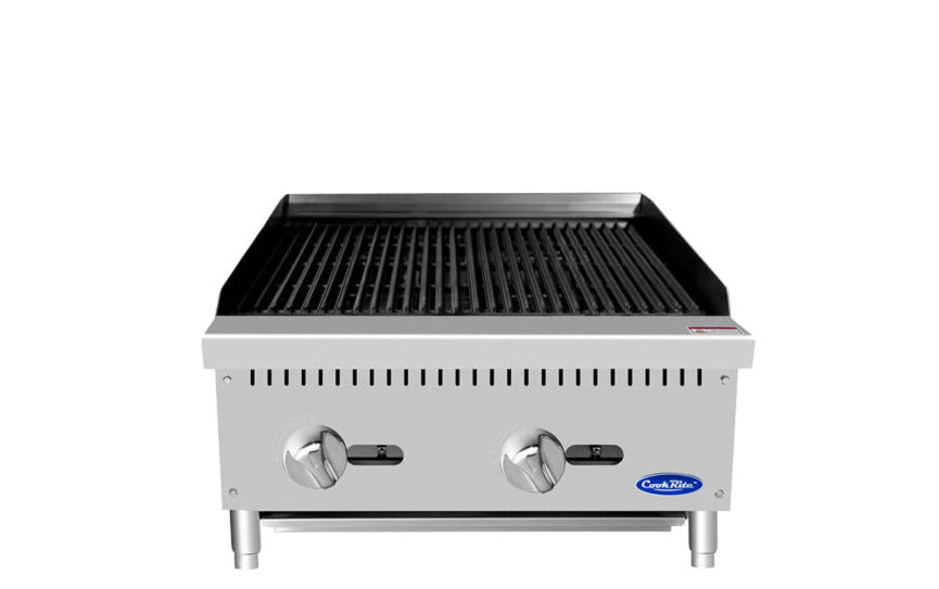 Cookrite ATCB-24 610mm Char-Rock Broiler - Natural Gas/LPG