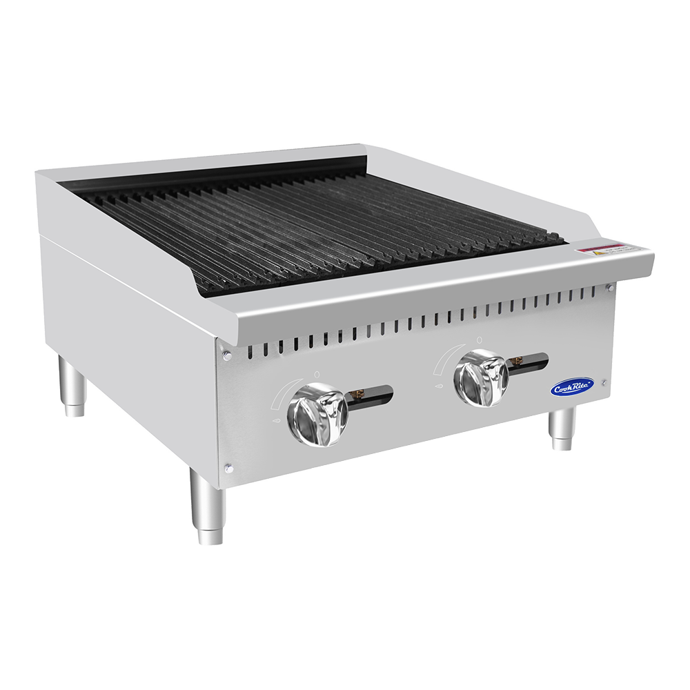 Cookrite 610mm LPG Char-Rock Broiler ATCB-24-LPG