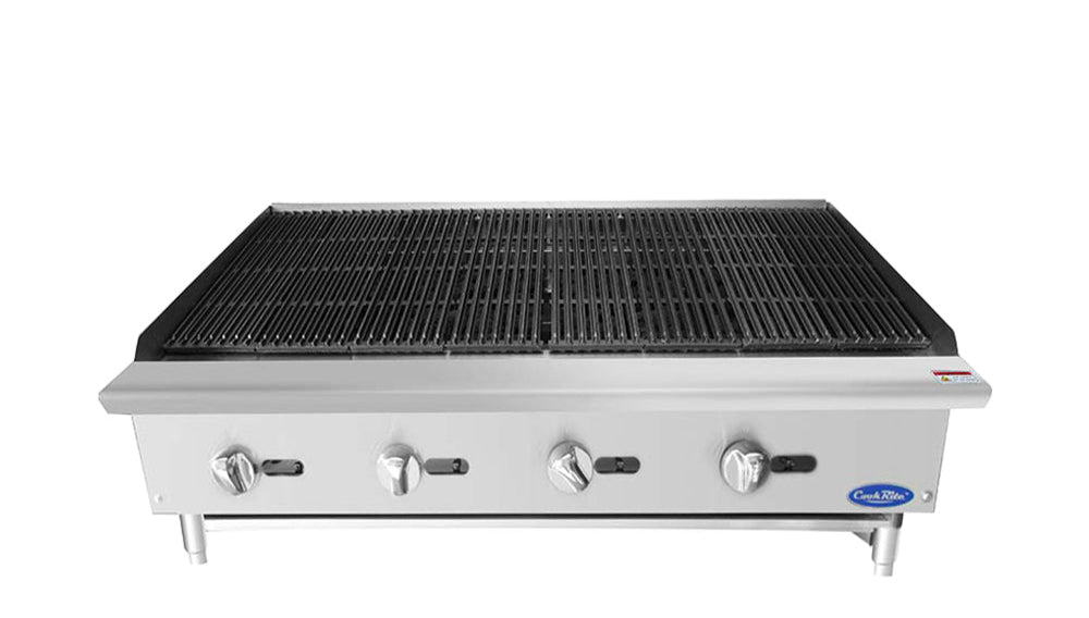 Cookrite 1220mm LPG Char-Rock Broiler ATCB-48-LPG