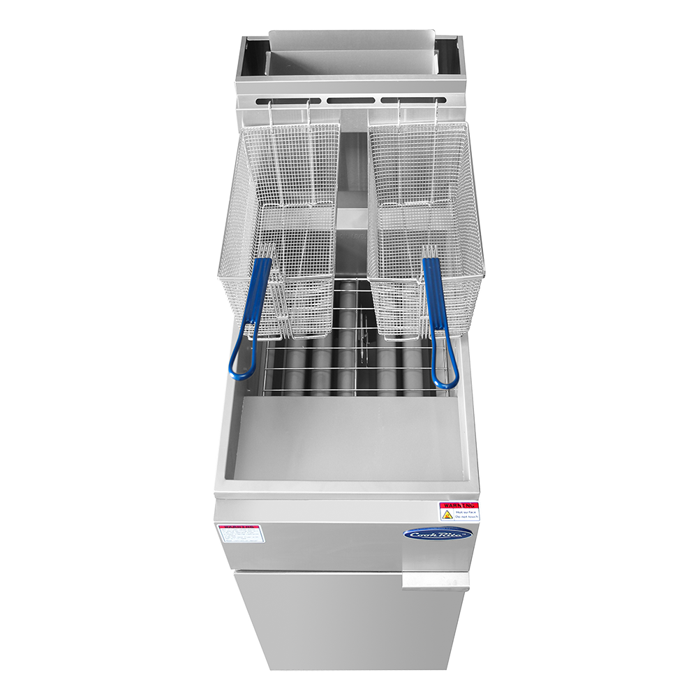 Cookrite ATFS-40 3 Tubes Gas Deep Fryer - Natural Gas/LPG