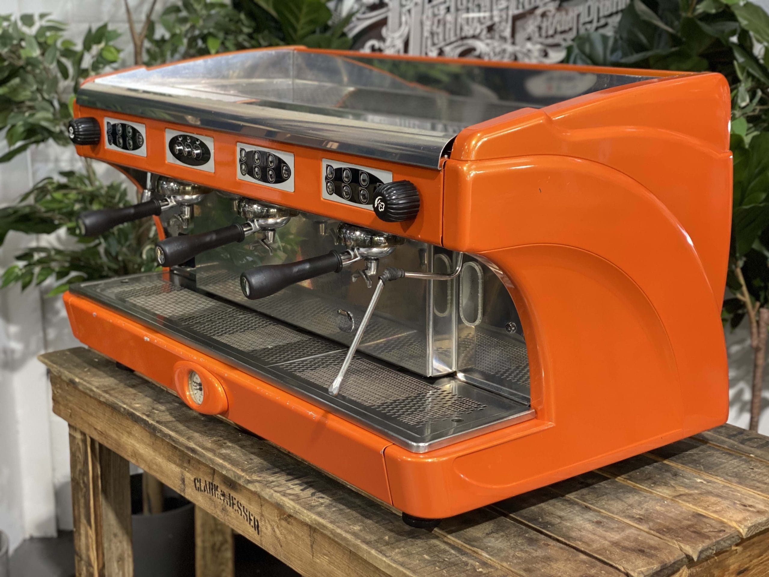Astoria Calypso - 3 Group Commercial Espresso Machine - Orange