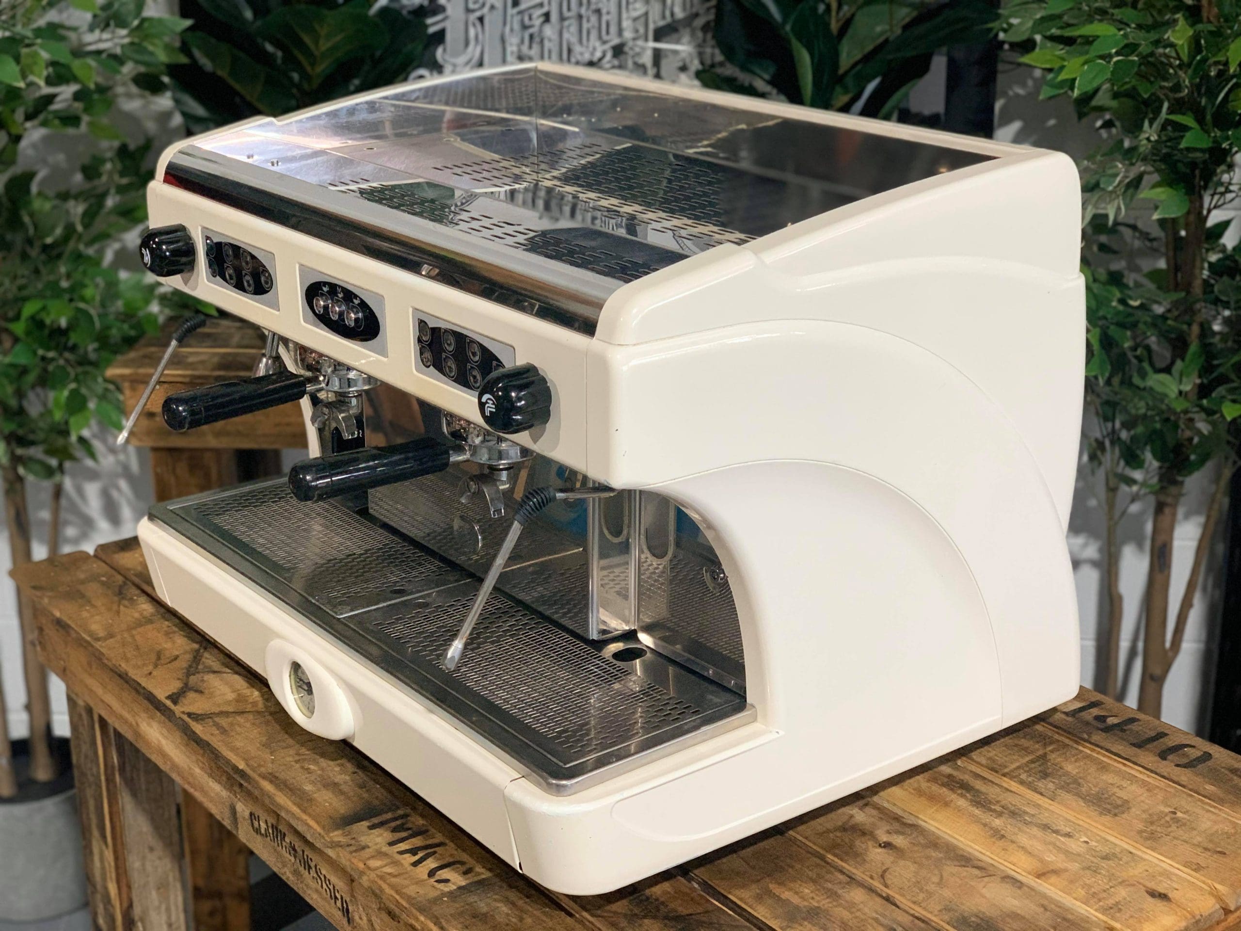 Astoria Calypso - 2 Group Commercial Espresso Machine - White
