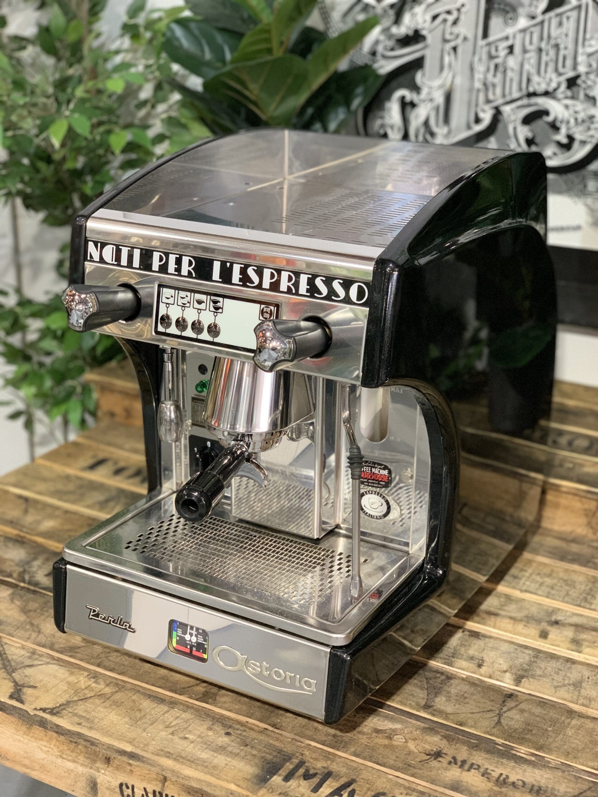 Astoria Perla - 1 Group Commercial Espresso Machine - Black
