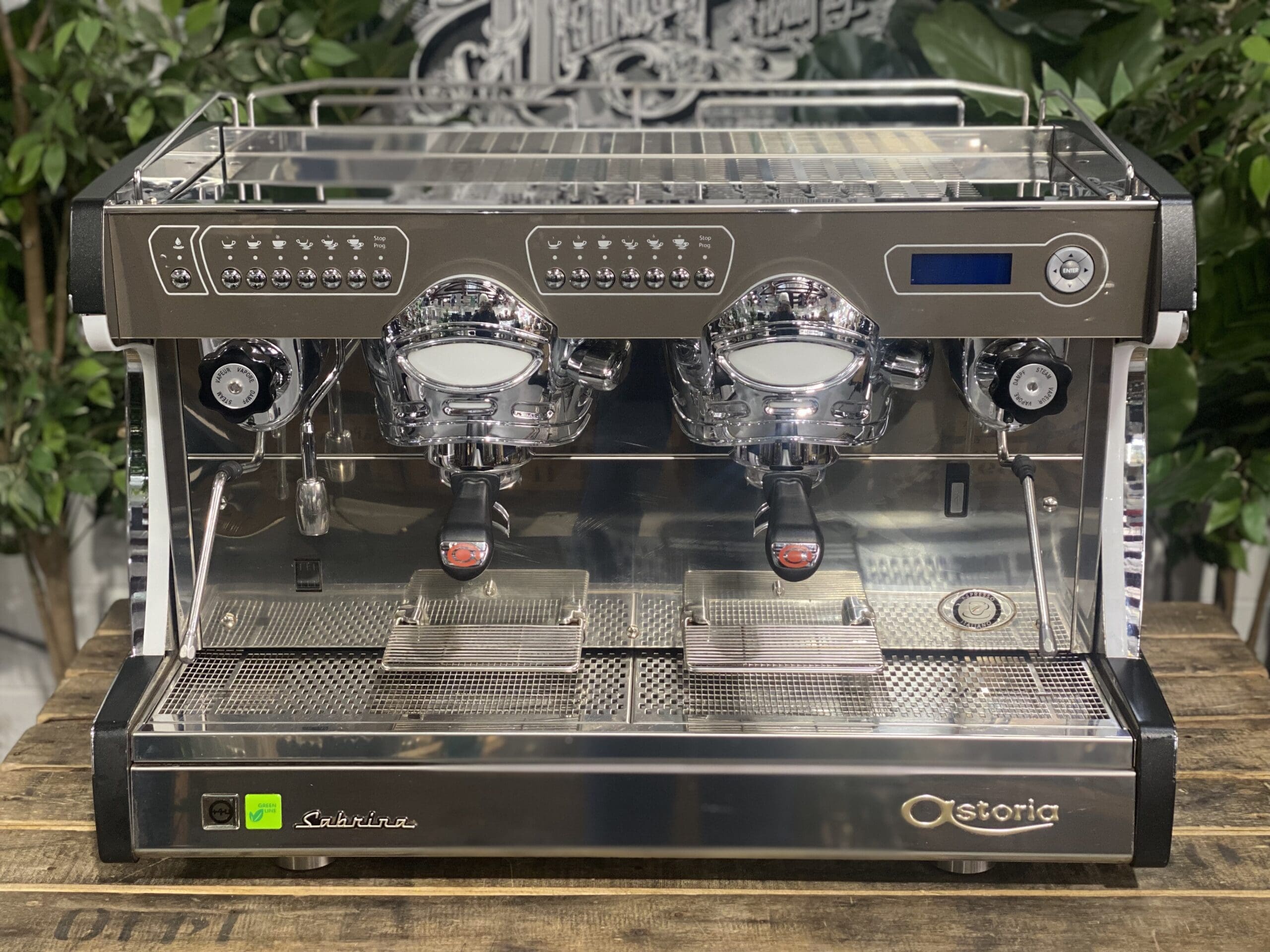 Astoria Sabrina 2 Group Black Espresso Coffee Machine - 15909