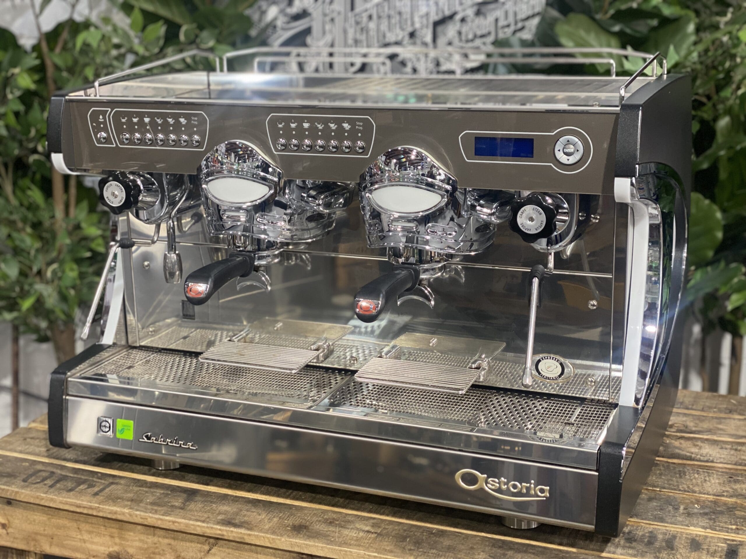 Astoria Sabrina 2 Group Black Espresso Coffee Machine - 15909