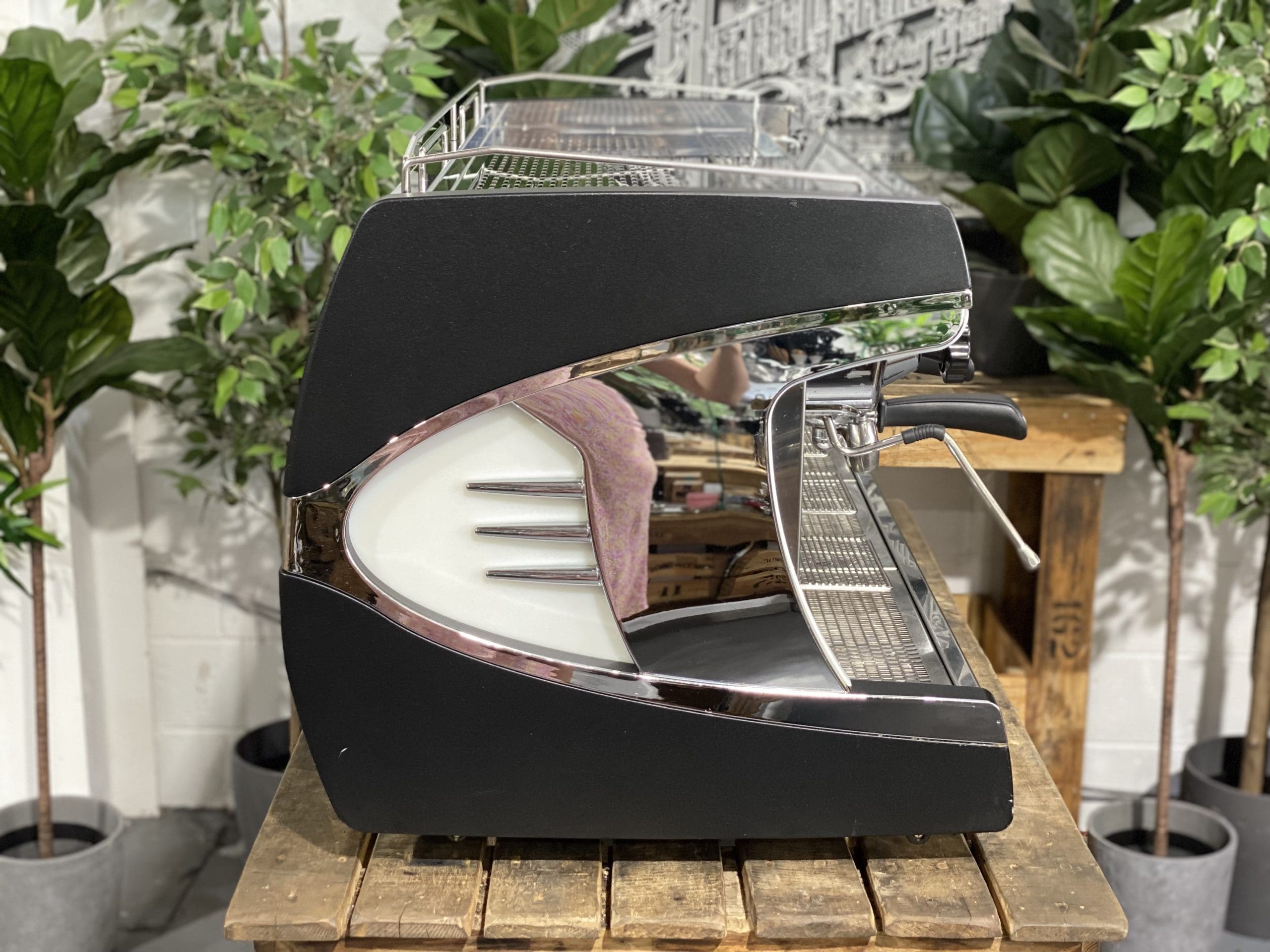 Astoria Sabrina 3 Group Black Espresso Coffee Machine - 31269