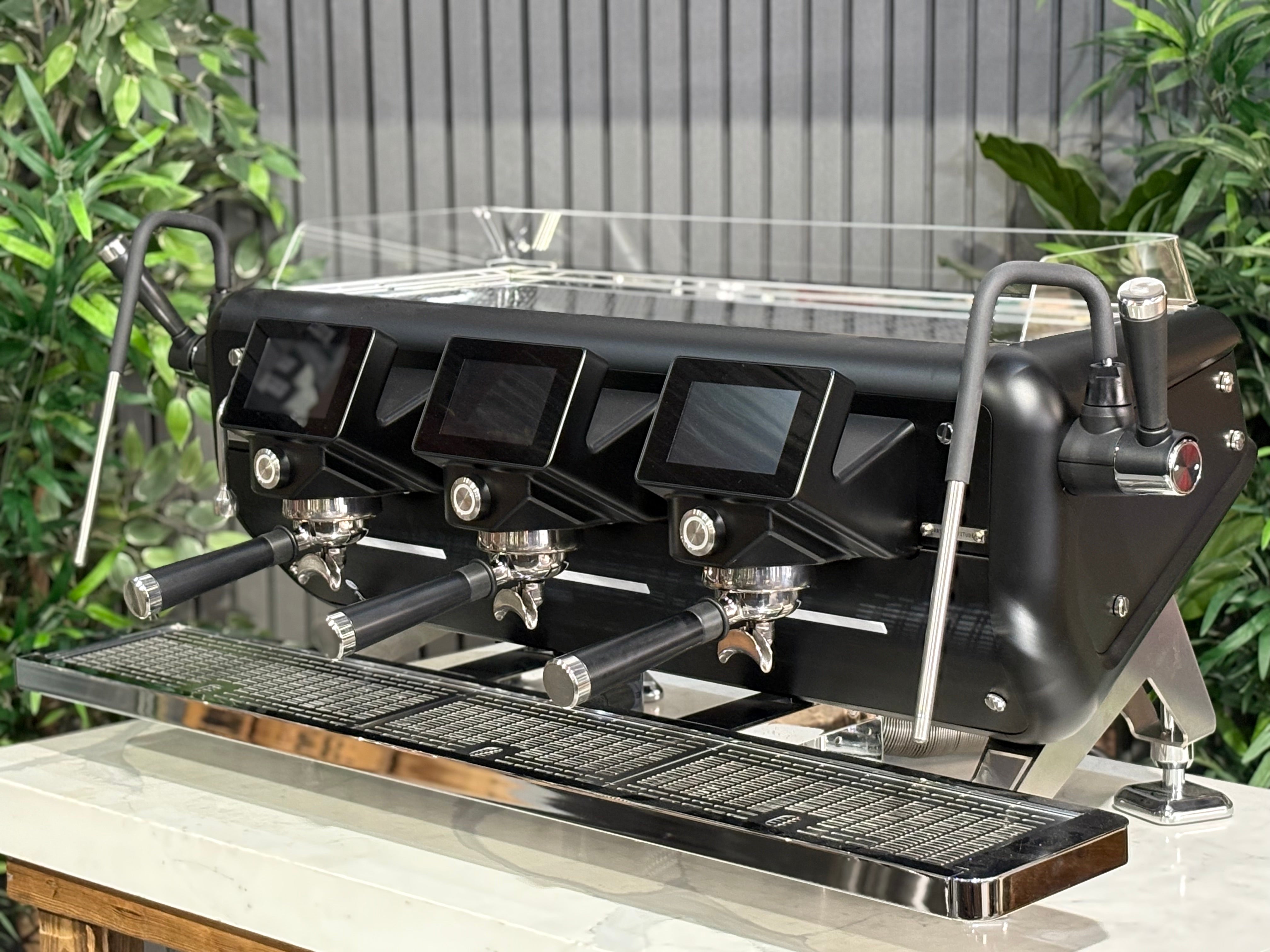Astoria Barista Attitude Tempesta Black with trims - 3 Group Commercial Espresso Machine - Black