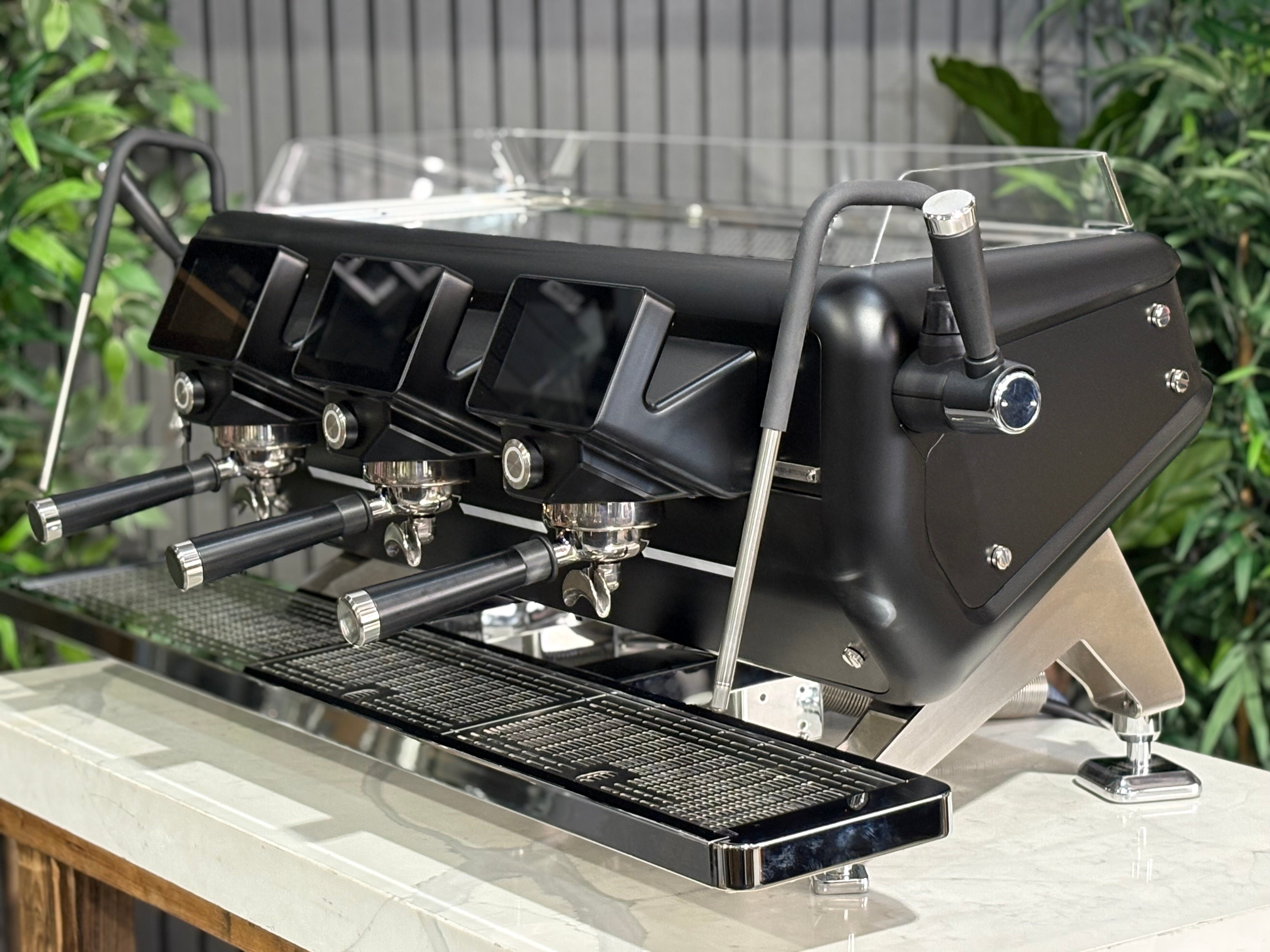 Astoria Barista Attitude Tempesta Black with trims - 3 Group Commercial Espresso Machine - Black