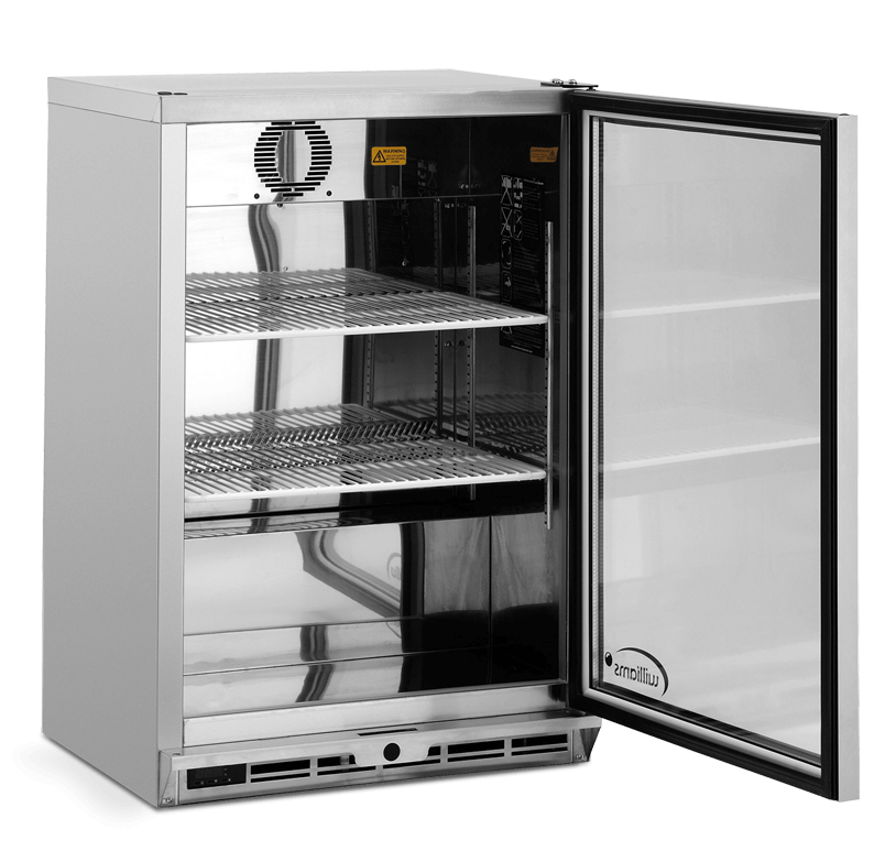 Williams Bottle Cooler - One Door Stainless Steel Bottle Cooler 800mm High BC1SS-80