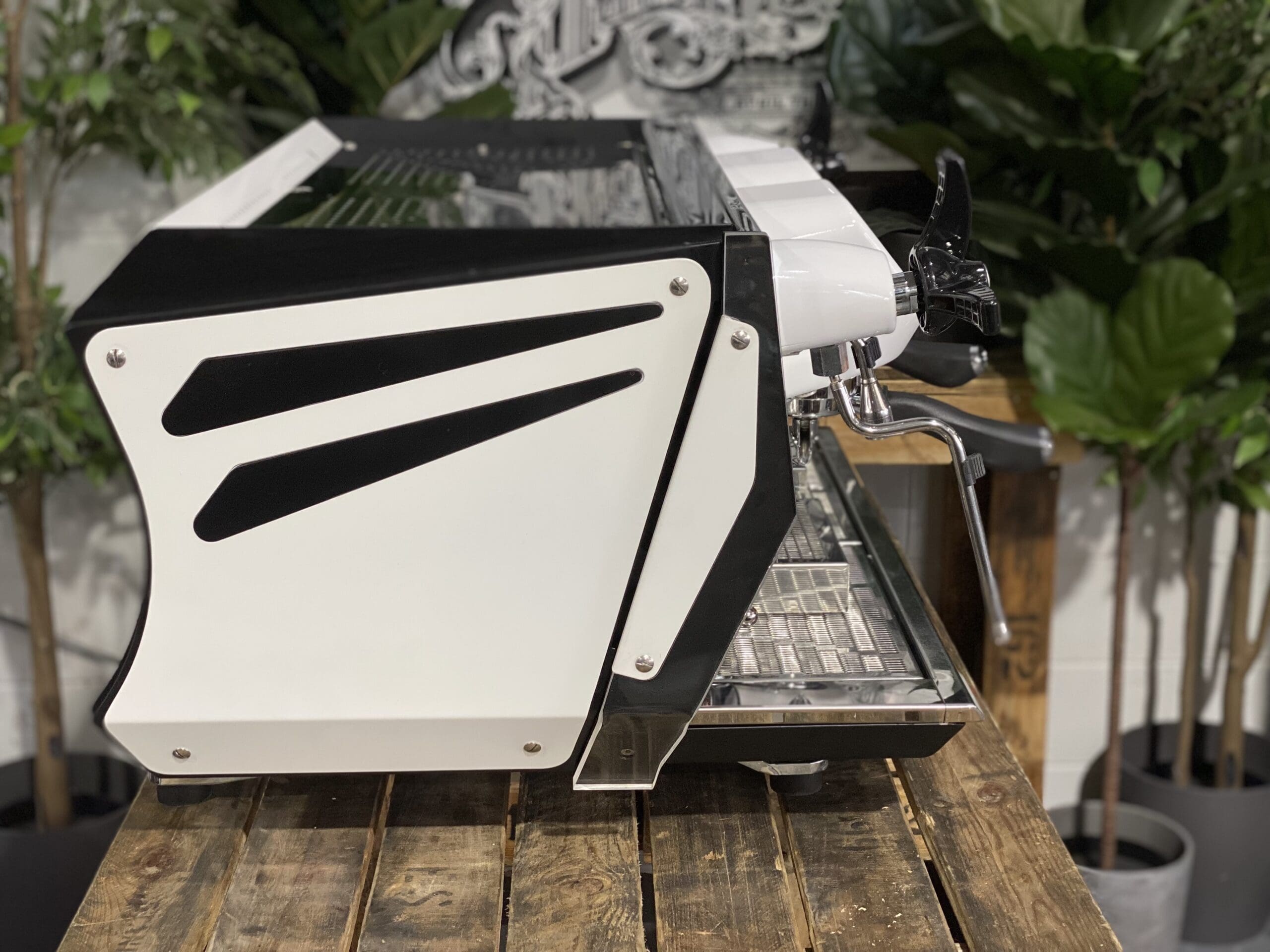 BFC Aviator 2 Group Custom White Espresso Coffee Machine - 18882