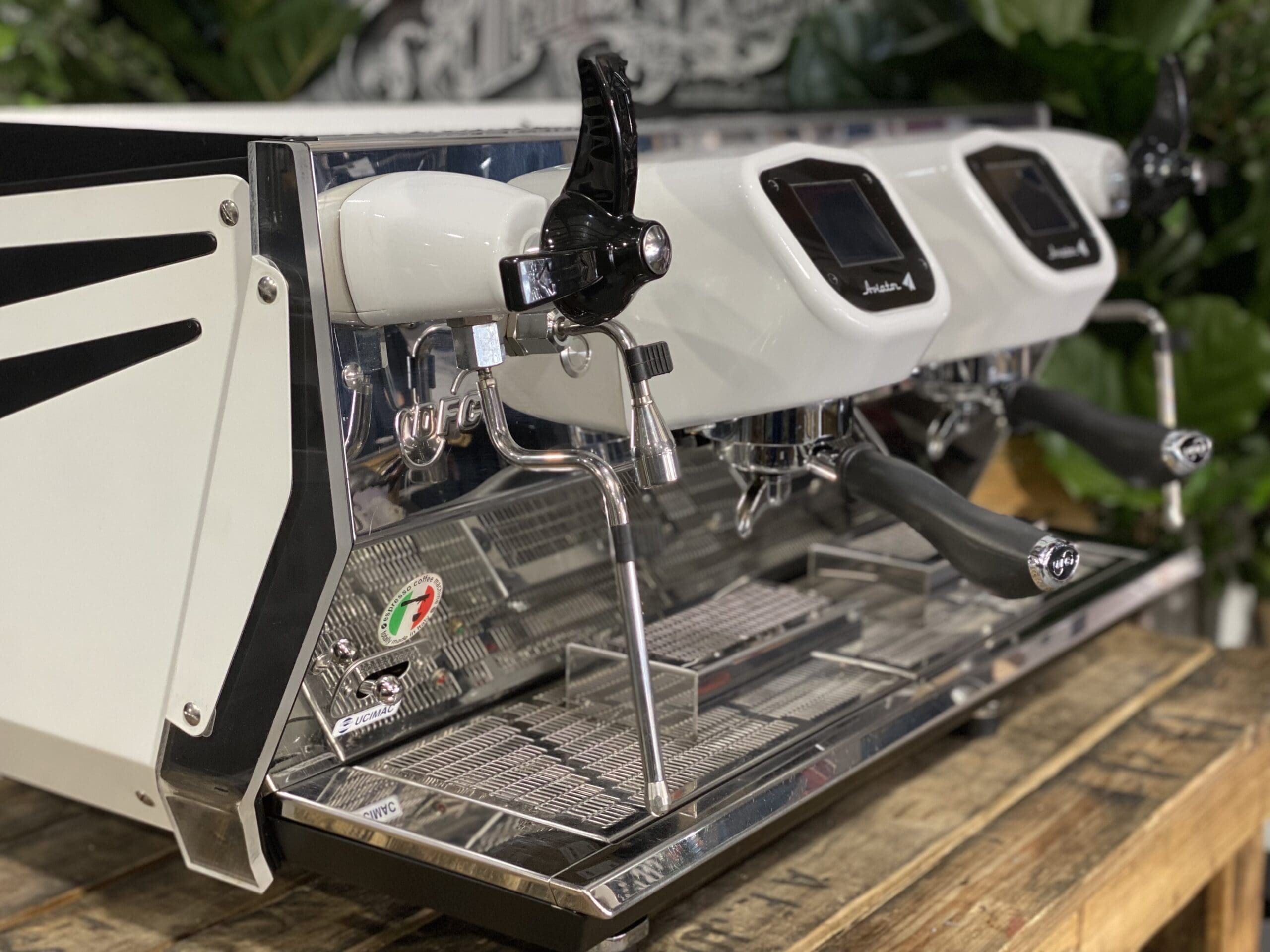 BFC Aviator 2 Group Custom White Espresso Coffee Machine - 18882