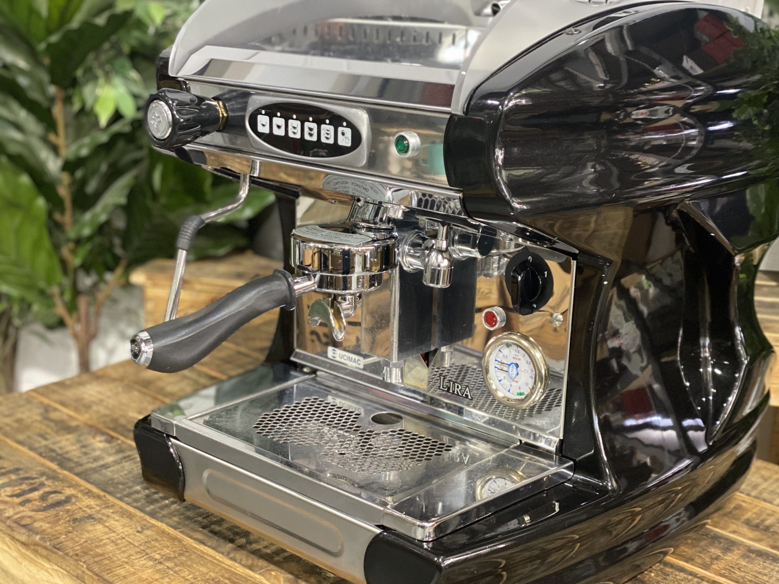 BFC Lira 1 Group Black Espresso Coffee Machine - 35809