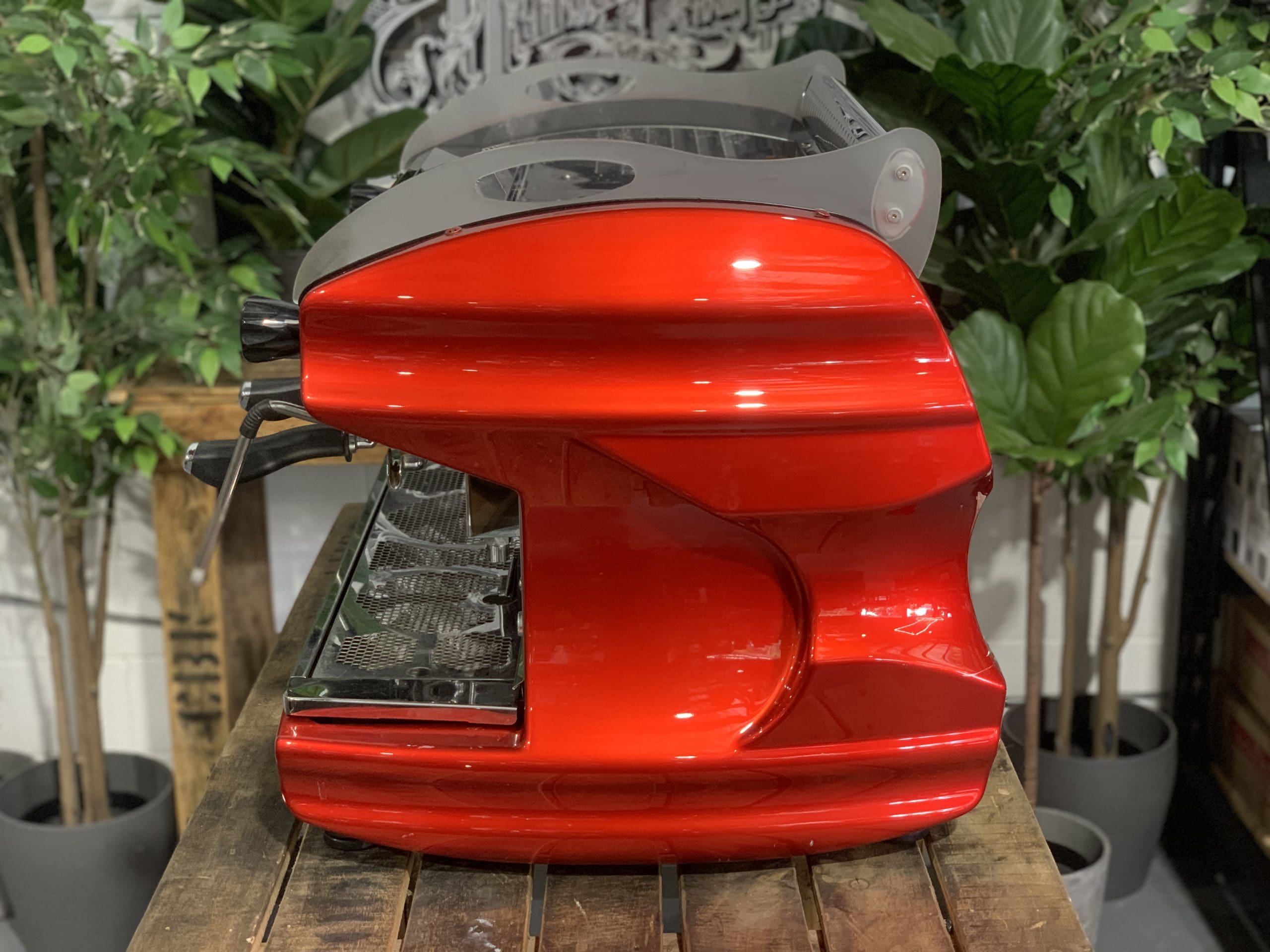 BFC Lira 2 Group Red Espresso Coffee Machine - 15056