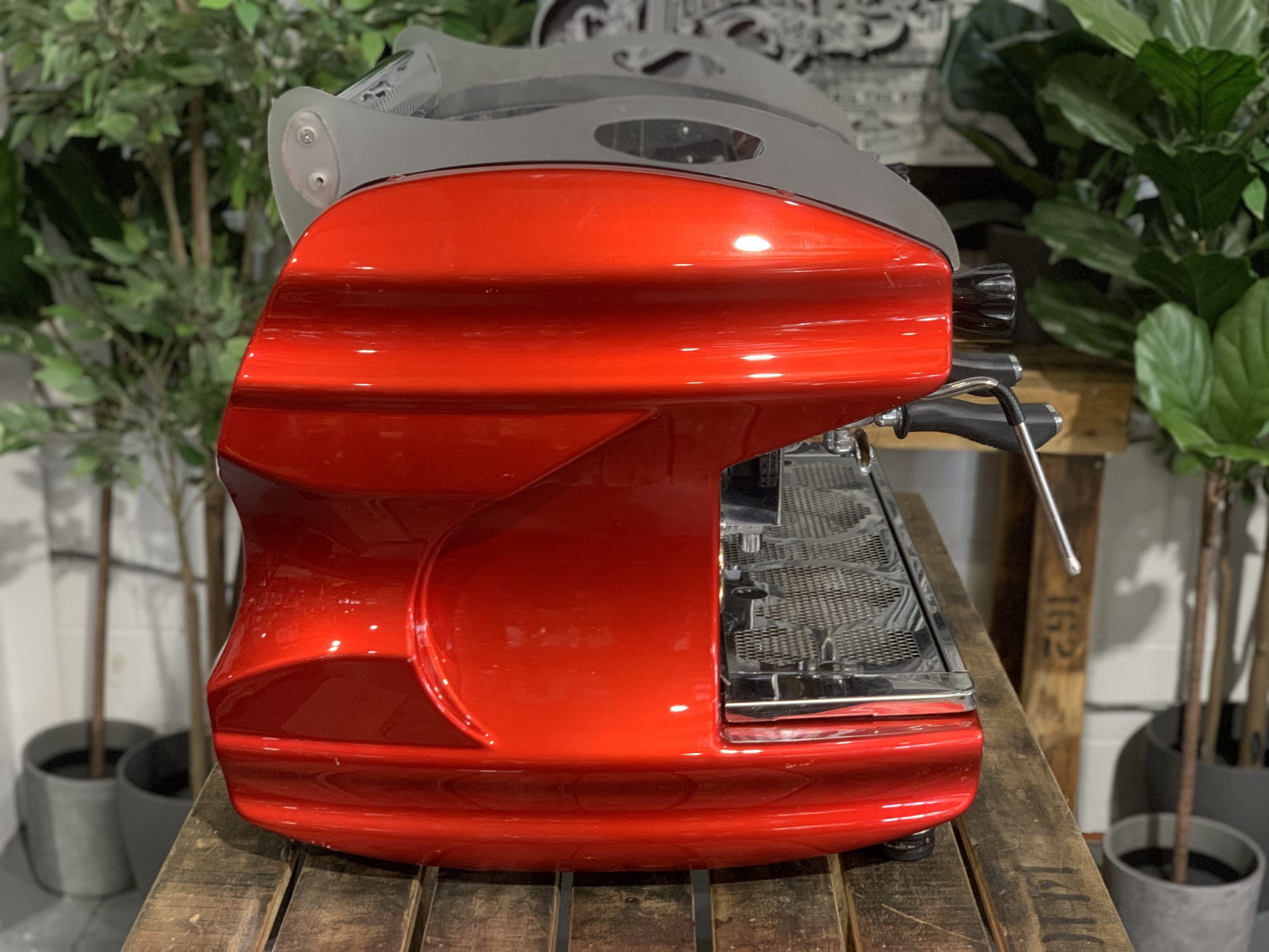 BFC Lira 2 Group Red Espresso Coffee Machine - 15056