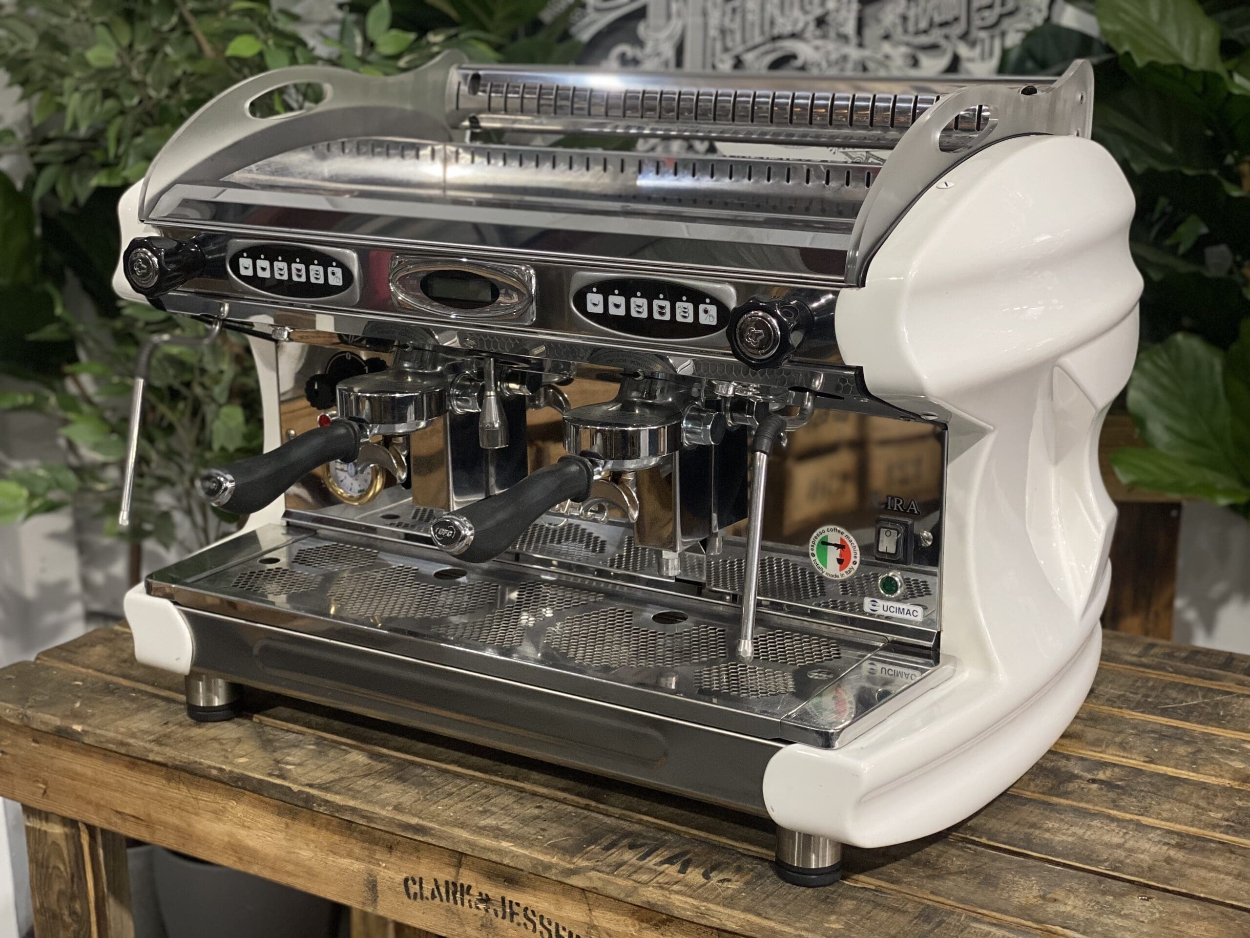 BFC Lira 2 Group White Espresso Coffee Machine - 15166