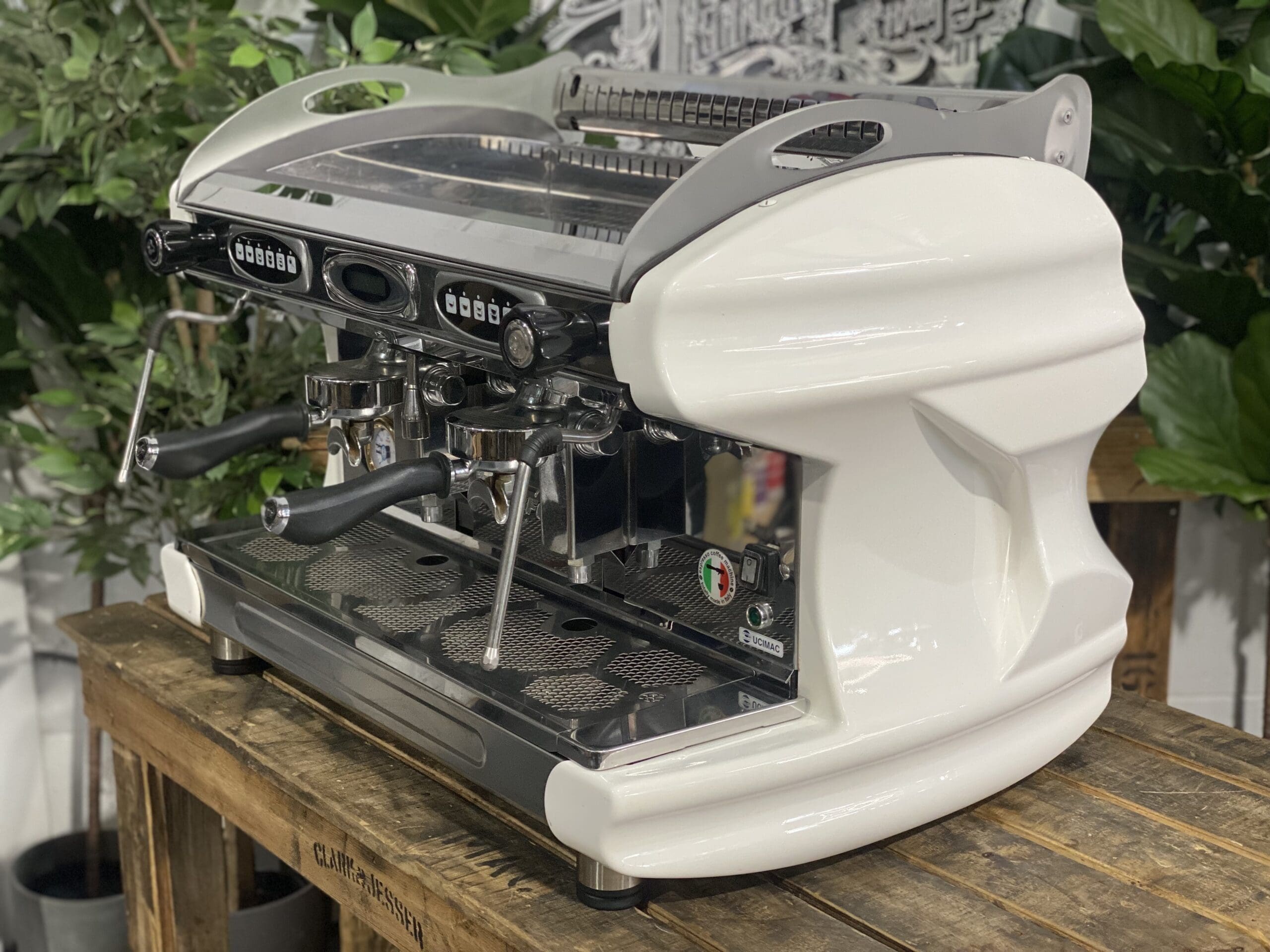 BFC Lira 2 Group White Espresso Coffee Machine - 15166